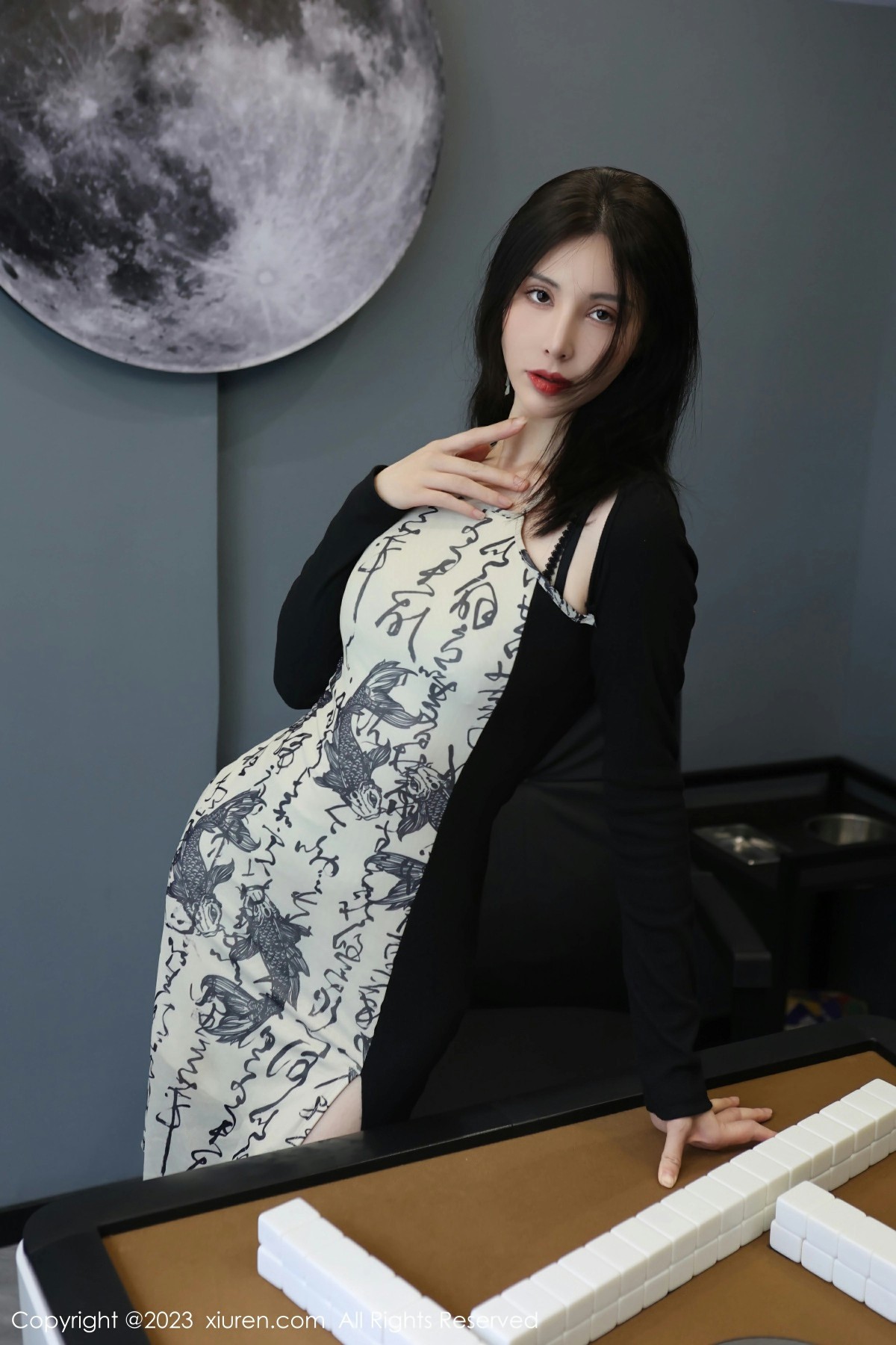 [XiuRen秀人网] 2023.08.03 No.7178 曼柔 黑色内衣 魅惑黑丝 性感写真 [73+1P] 封面