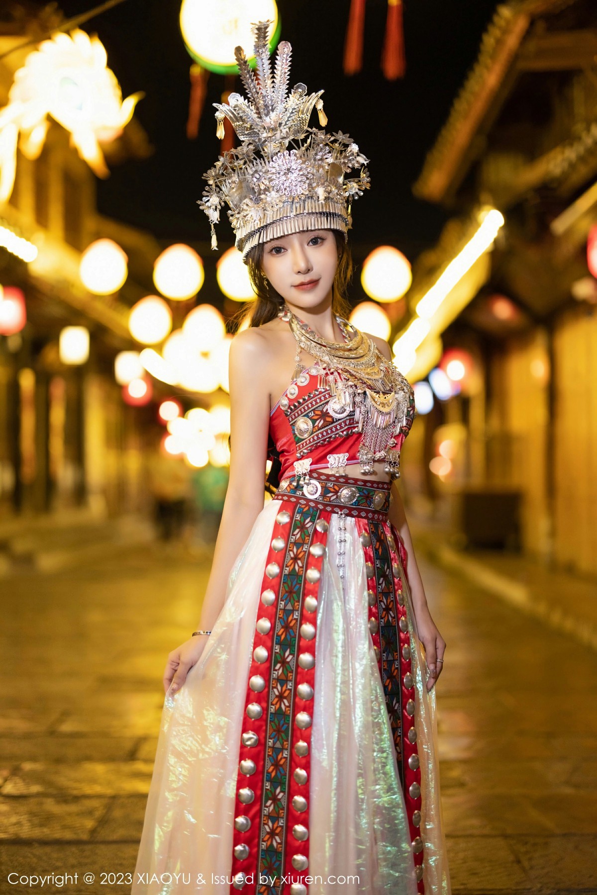 [XIAOYU语画界] 2023.08.14 VOL.1091 王馨瑶yanni 性感少数民族服饰 贵州旅拍写真 [82+1P] 第 78 张