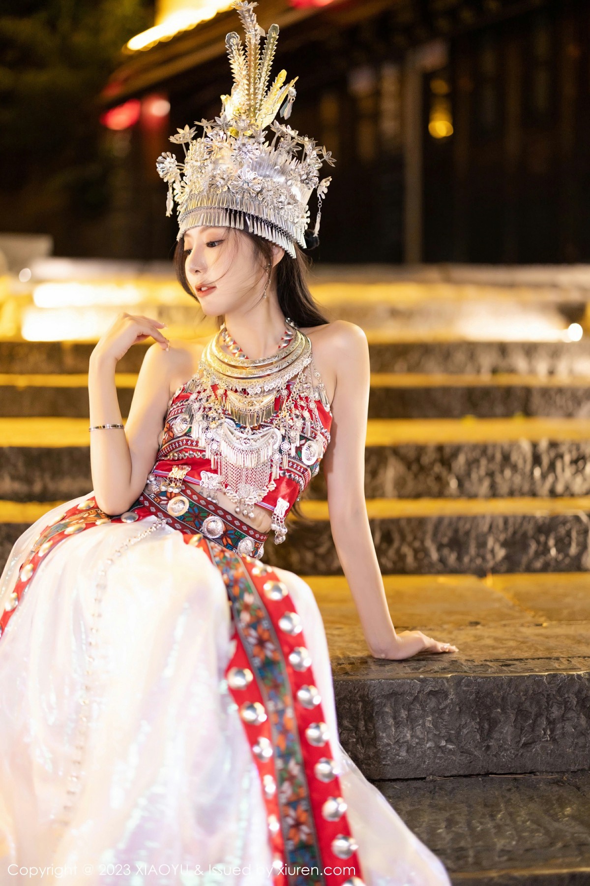 [XIAOYU语画界] 2023.08.14 VOL.1091 王馨瑶yanni 性感少数民族服饰 贵州旅拍写真 [82+1P] 第 80 张