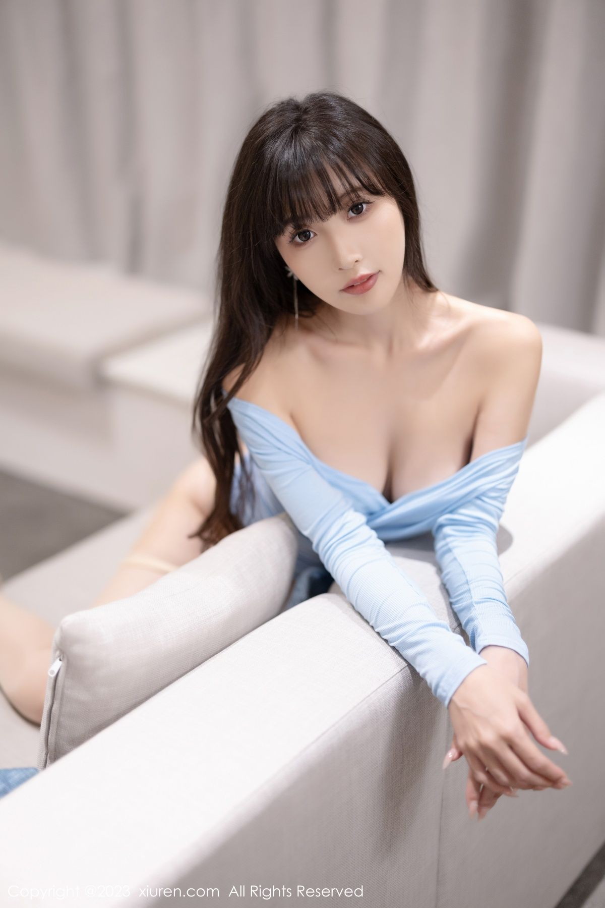 [XiuRen秀人网] 2023.09.21 No.7422 林星阑 性感灰色OL服饰 安吉旅拍写真 [85+1P] 封面