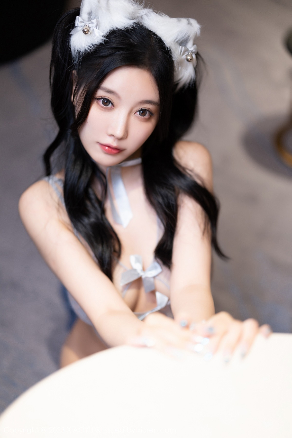 [XIAOYU语画界] 2023.09.22 VOL.1117 杨晨晨Yome 灰色薄纱情趣服饰 性感写真 [82+1P] 第 15 张