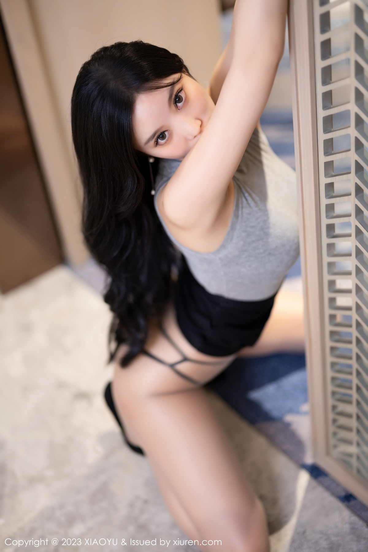 [XIAOYU语画界] 2023.09.22 VOL.1117 杨晨晨Yome 灰色薄纱情趣服饰 性感写真 [82+1P] 第 48 张