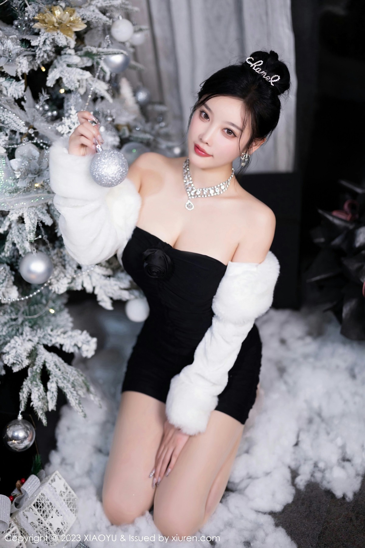 [XIAOYU语画界] 2023.12.22 VOL.1170 杨晨晨Yome 主题《圣装出席 诞愿有你》海南旅拍写真 [90+1P] 第 78 张