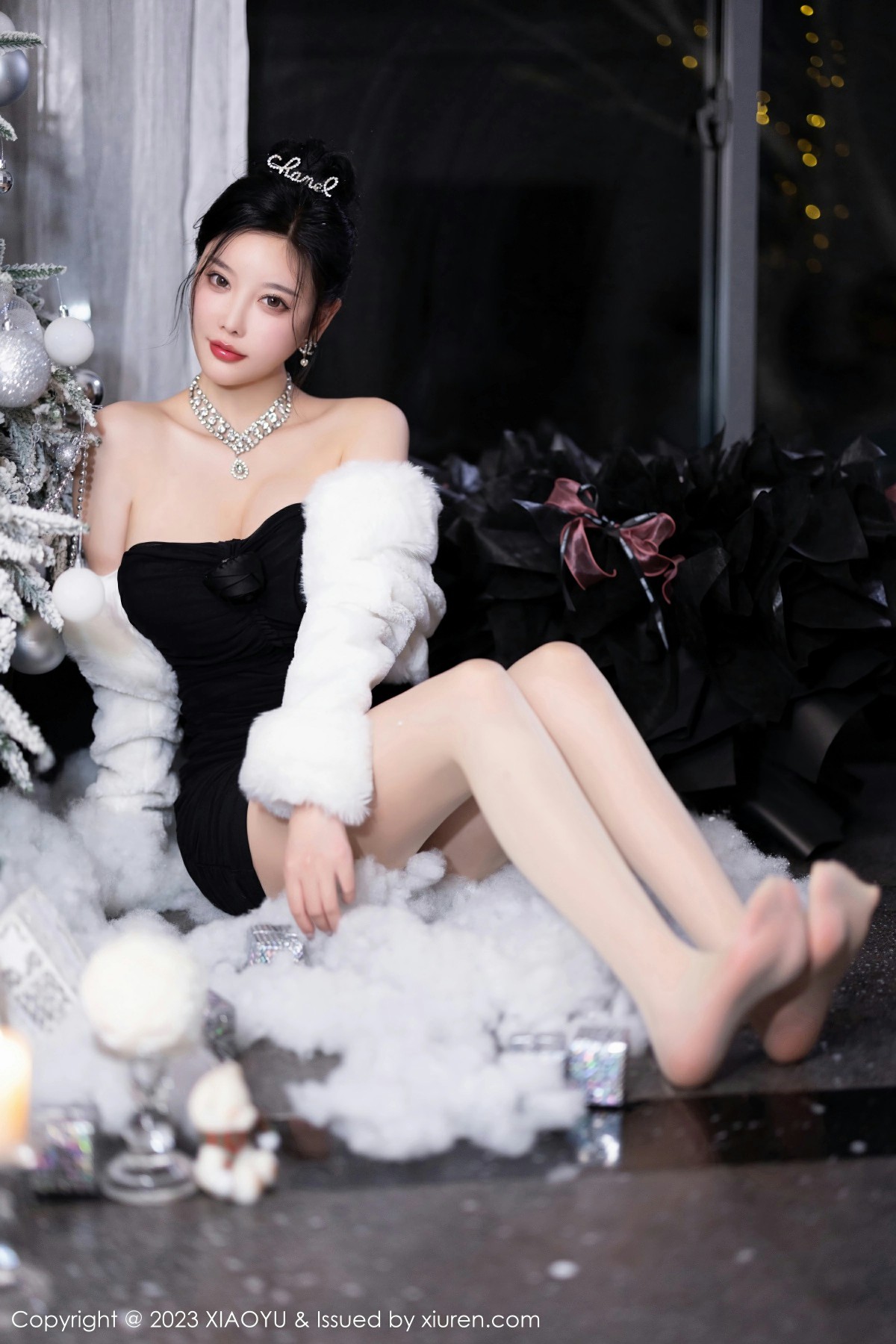 [XIAOYU语画界] 2023.12.22 VOL.1170 杨晨晨Yome 主题《圣装出席 诞愿有你》海南旅拍写真 [90+1P] 第 88 张