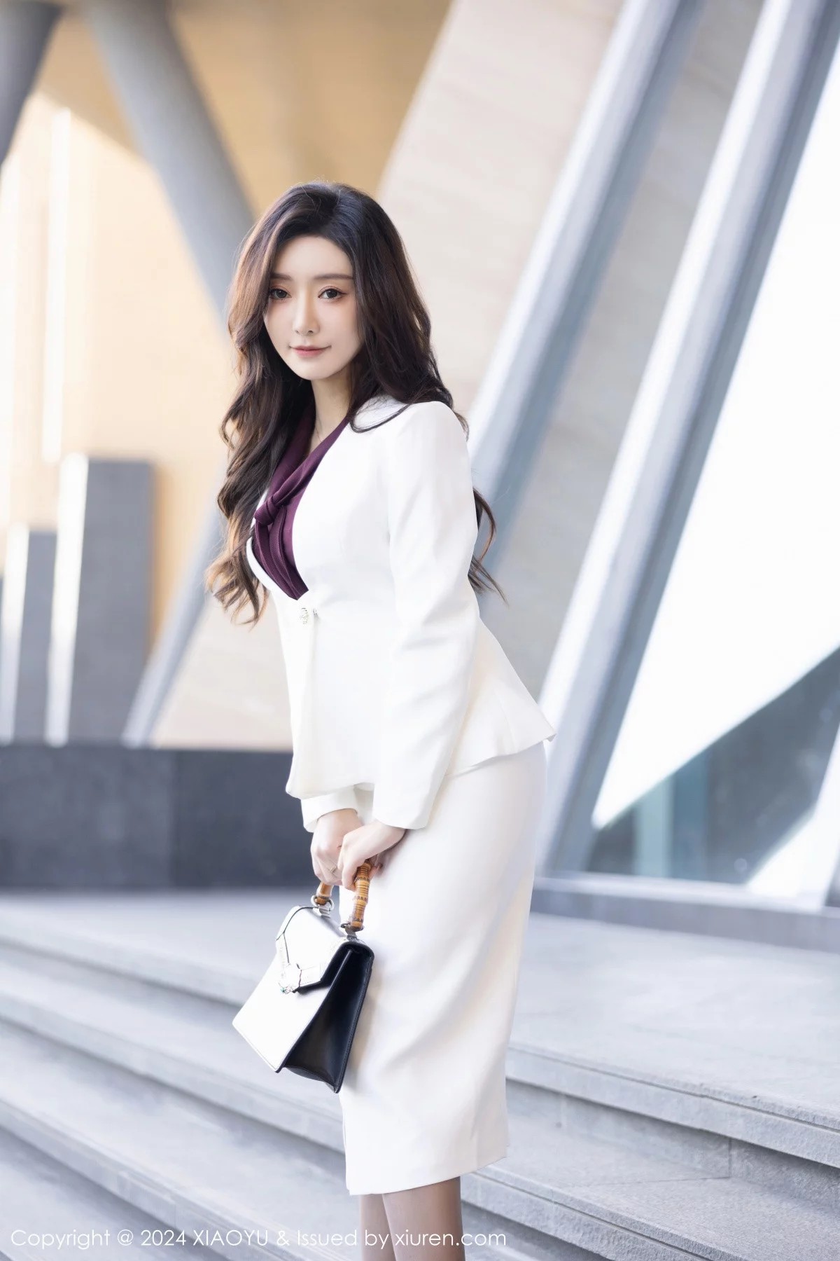 [XIAOYU语画界] 2024.01.11 VOL.1183 王馨瑶yanni 性感白色Ol时尚服饰 海南旅拍写真 [84+1P] 第 67 张