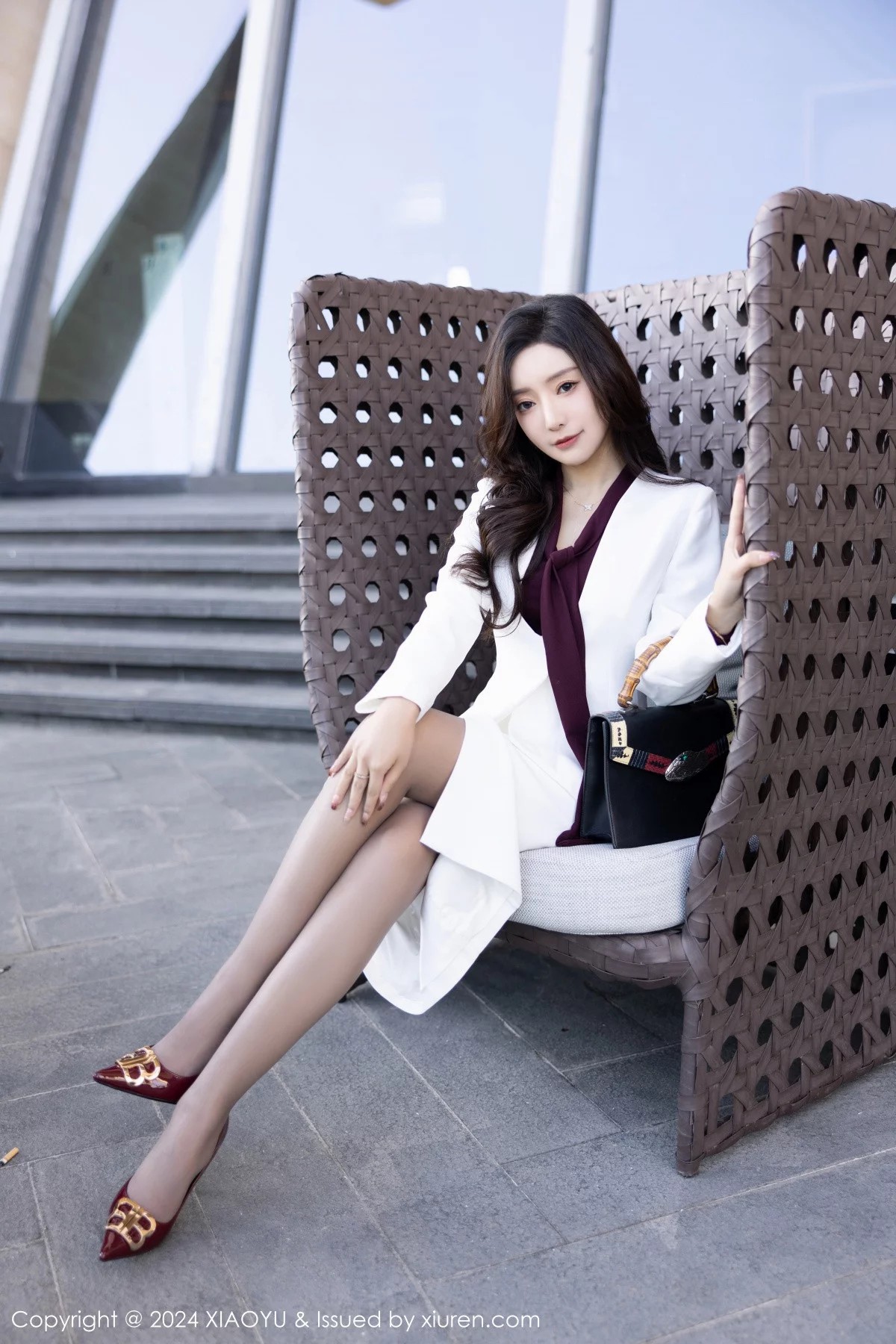[XIAOYU语画界] 2024.01.11 VOL.1183 王馨瑶yanni 性感白色Ol时尚服饰 海南旅拍写真 [84+1P] 第 75 张