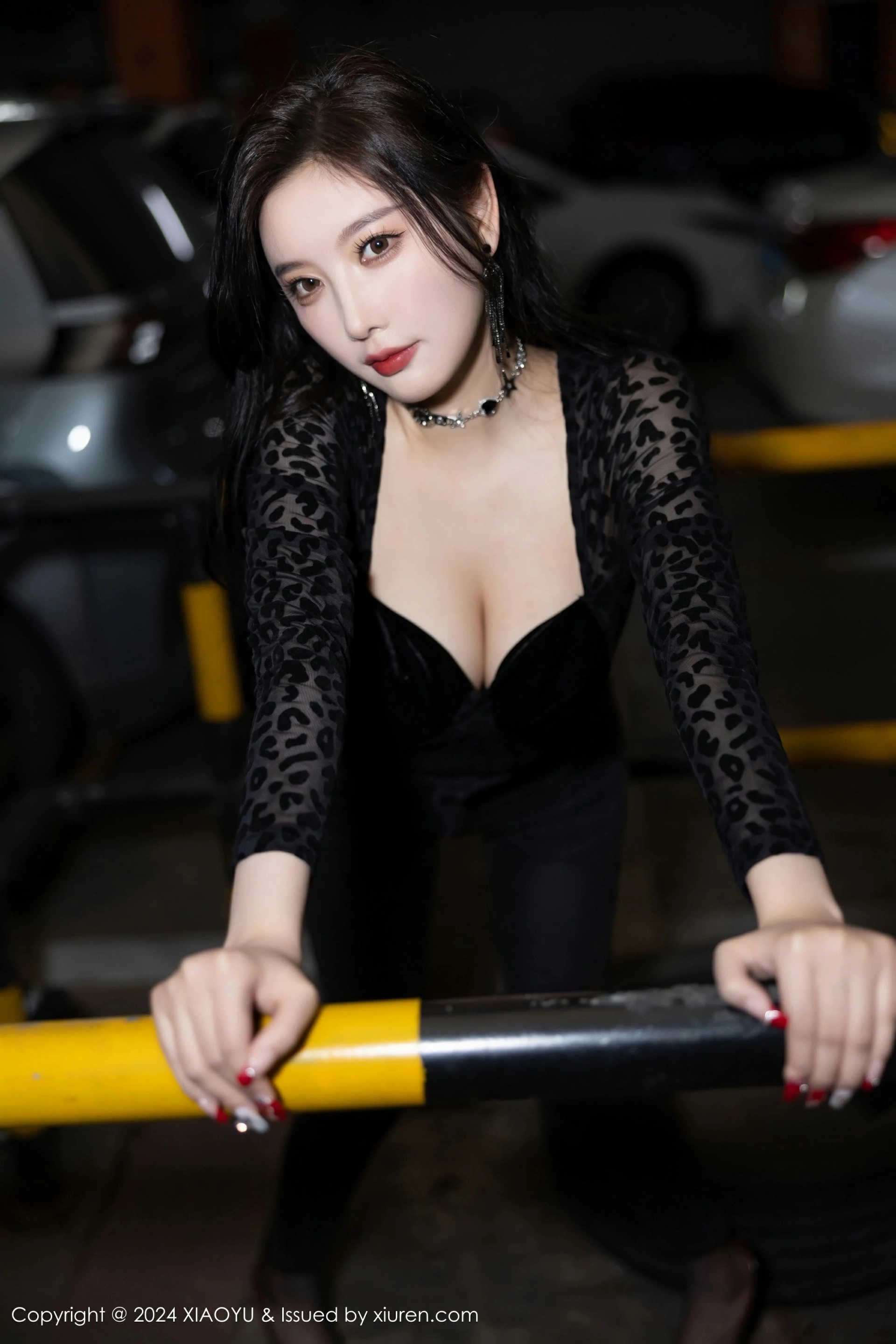 [XIAOYU语画界] 2024.03.08 VOL.1216 杨晨晨Yome 黑色内衣 魅惑黑丝 性感写真 [88+1P] 第 58 张
