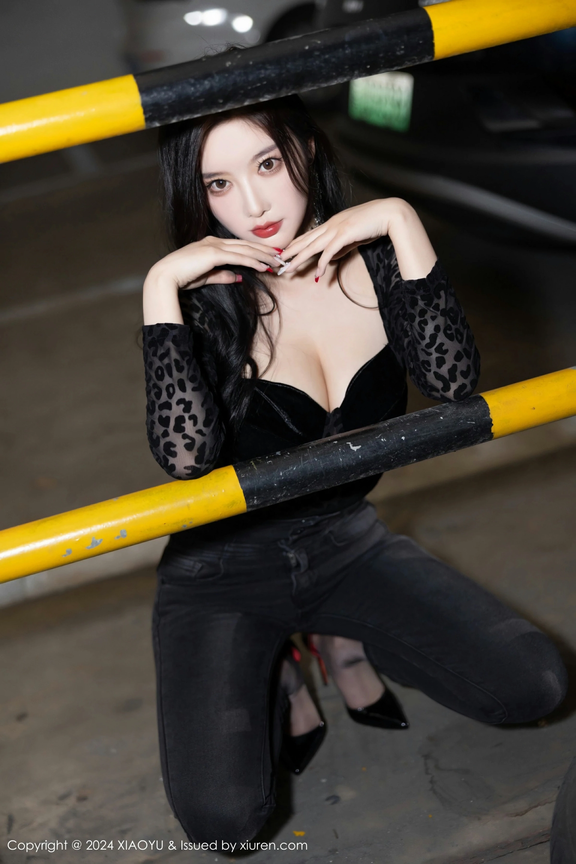 [XIAOYU语画界] 2024.03.08 VOL.1216 杨晨晨Yome 黑色内衣 魅惑黑丝 性感写真 [88+1P] 第 64 张