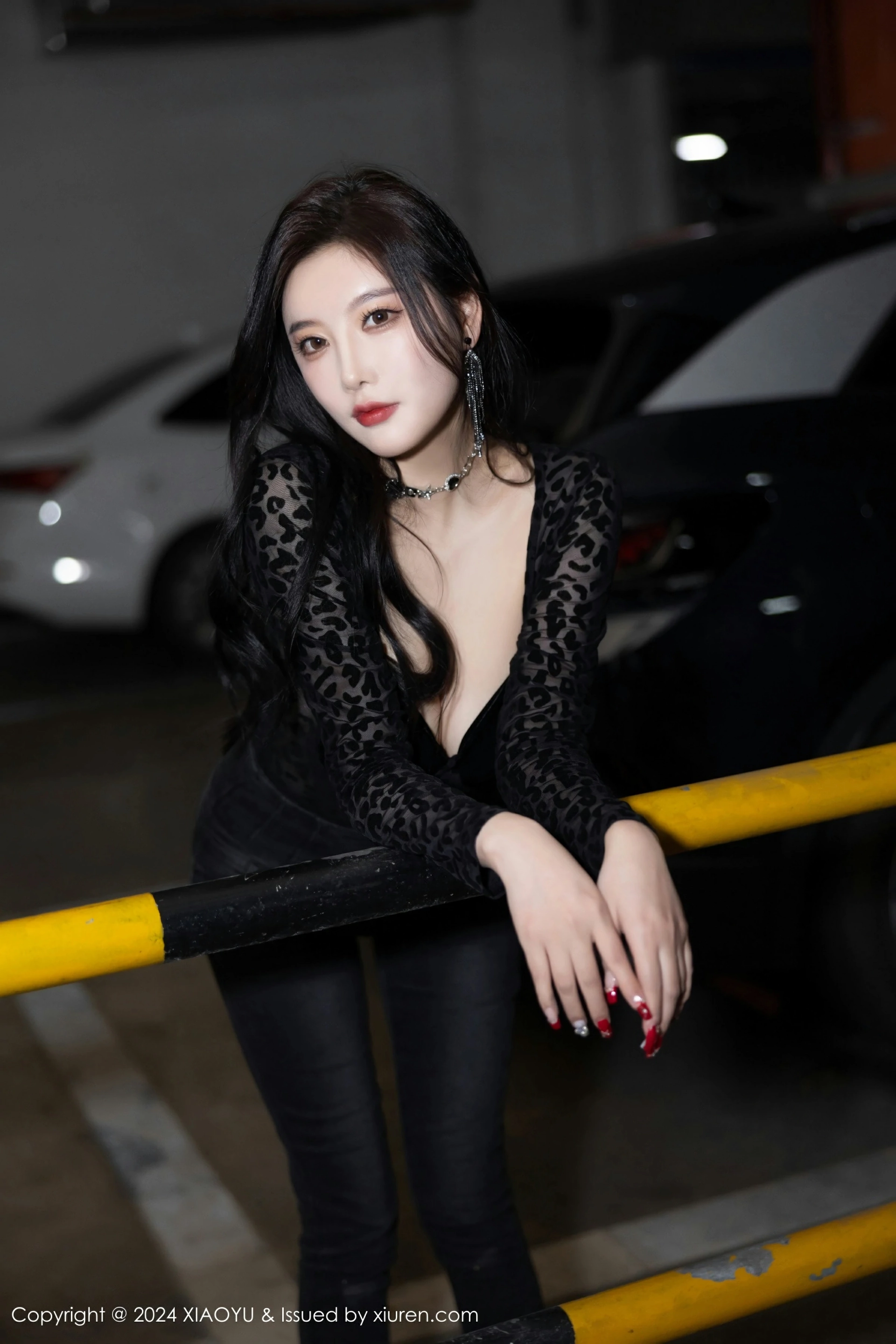 [XIAOYU语画界] 2024.03.08 VOL.1216 杨晨晨Yome 黑色内衣 魅惑黑丝 性感写真 [88+1P] 第 66 张