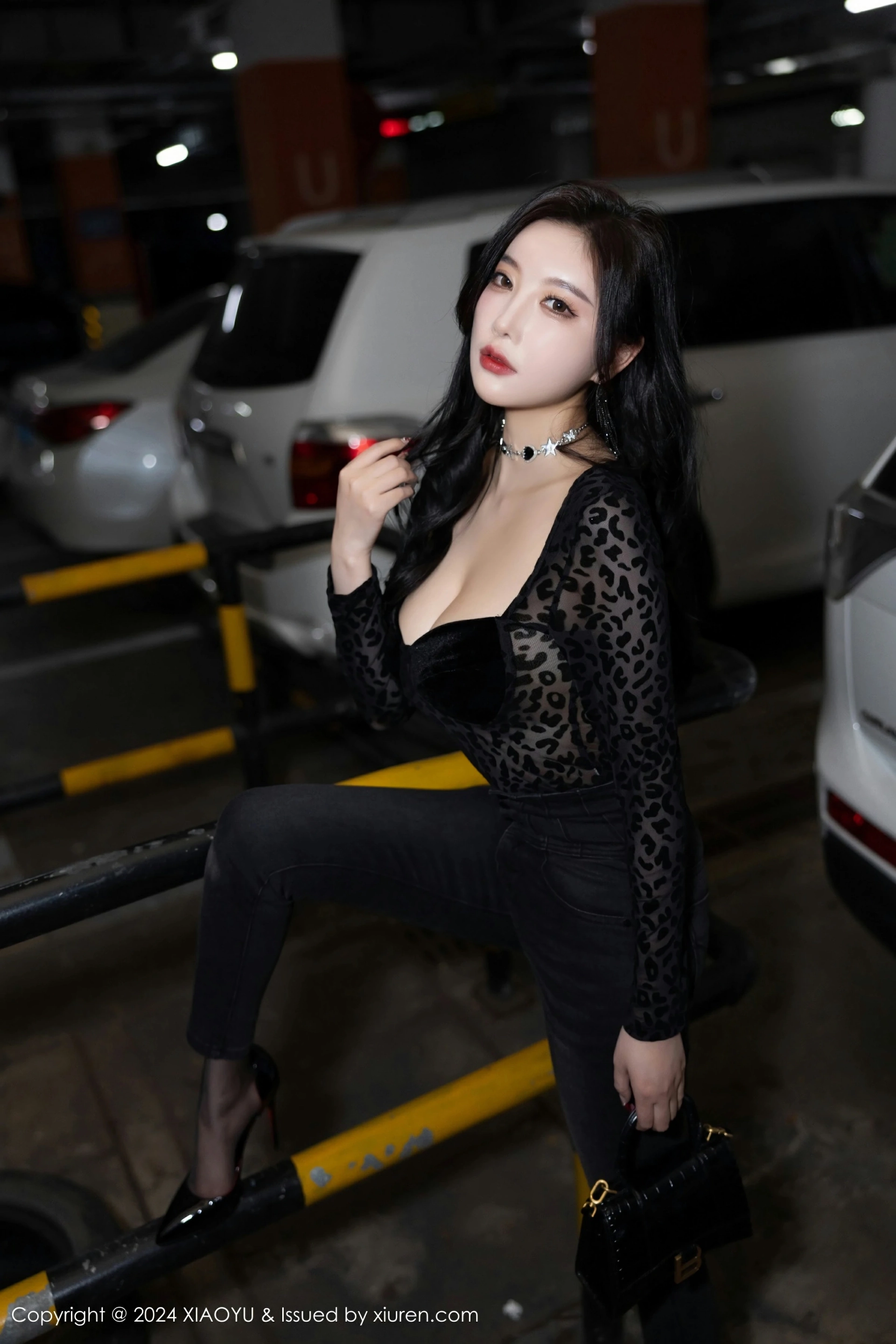 [XIAOYU语画界] 2024.03.08 VOL.1216 杨晨晨Yome 黑色内衣 魅惑黑丝 性感写真 [88+1P] 第 67 张