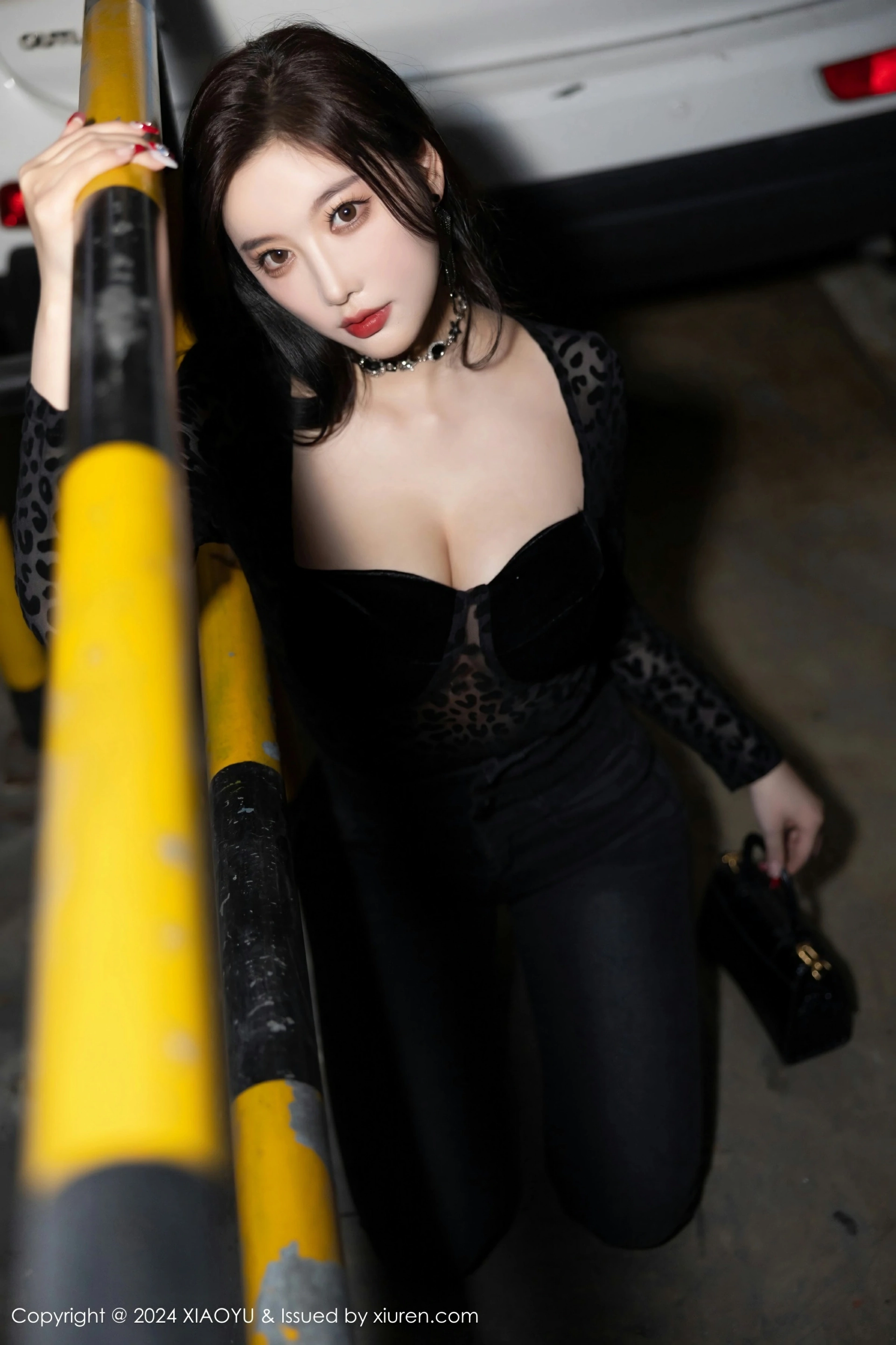 [XIAOYU语画界] 2024.03.08 VOL.1216 杨晨晨Yome 黑色内衣 魅惑黑丝 性感写真 [88+1P] 第 68 张