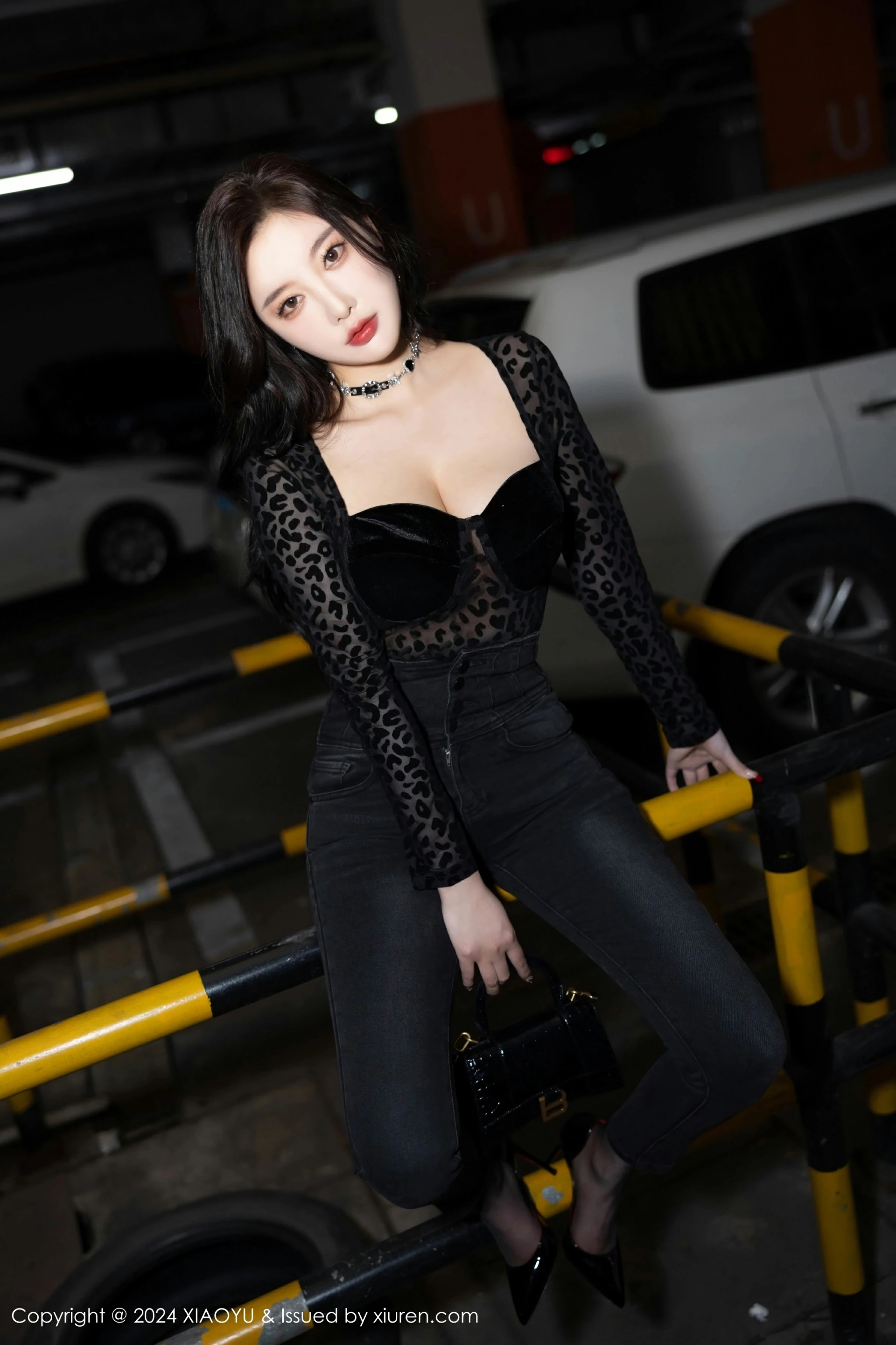 [XIAOYU语画界] 2024.03.08 VOL.1216 杨晨晨Yome 黑色内衣 魅惑黑丝 性感写真 [88+1P] 第 74 张