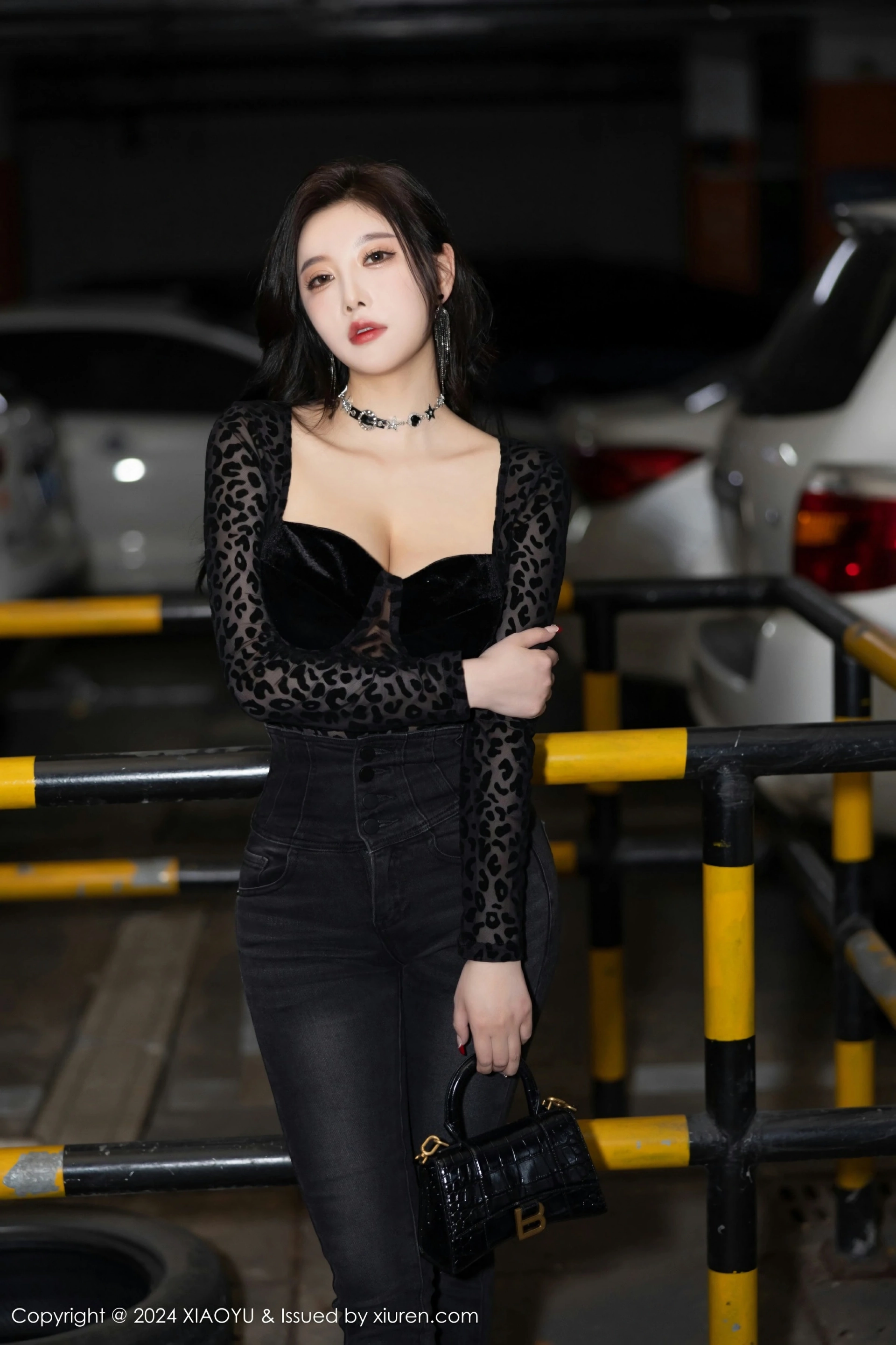 [XIAOYU语画界] 2024.03.08 VOL.1216 杨晨晨Yome 黑色内衣 魅惑黑丝 性感写真 [88+1P] 第 75 张