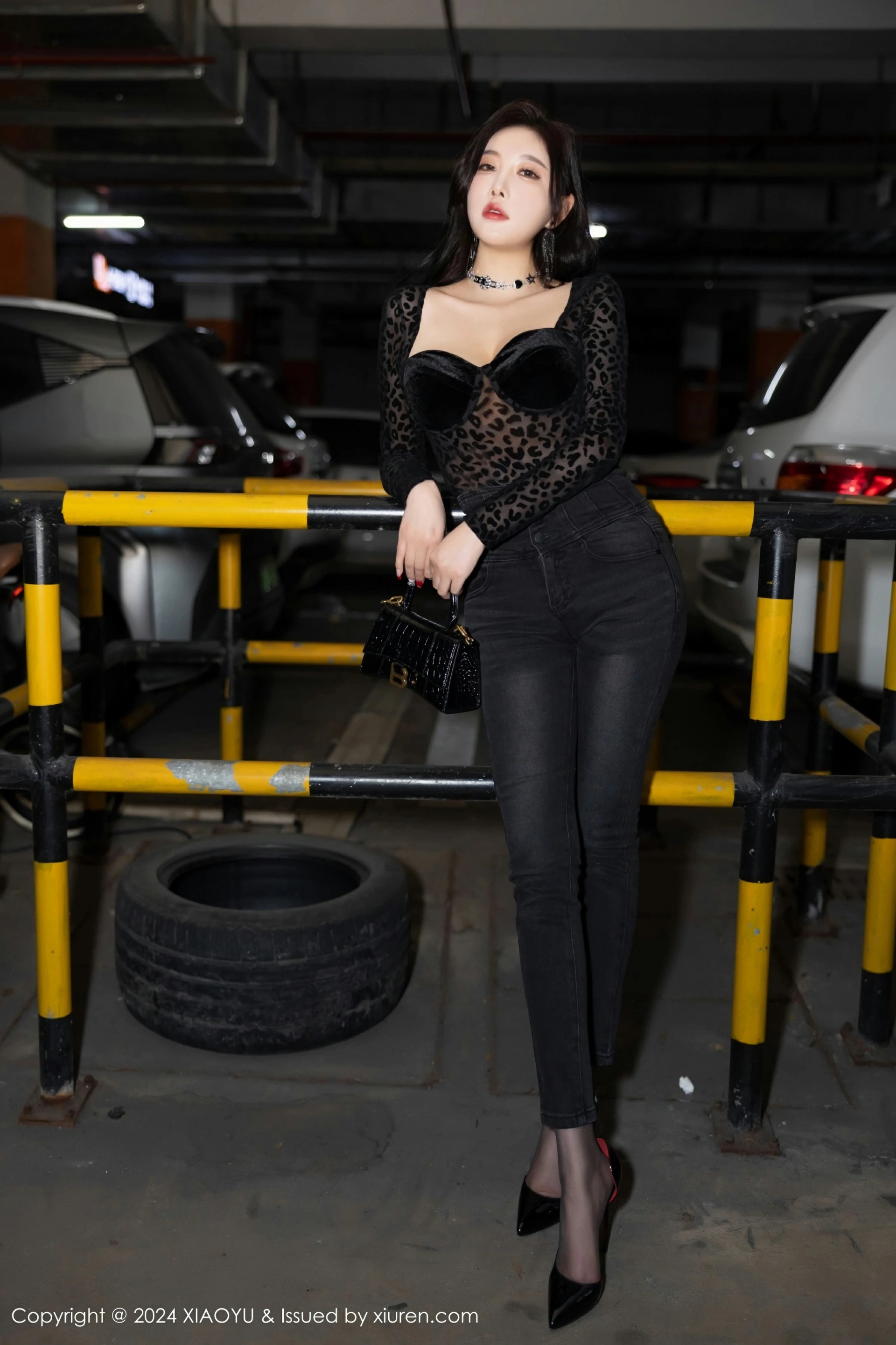 [XIAOYU语画界] 2024.03.08 VOL.1216 杨晨晨Yome 黑色内衣 魅惑黑丝 性感写真 [88+1P] 第 77 张