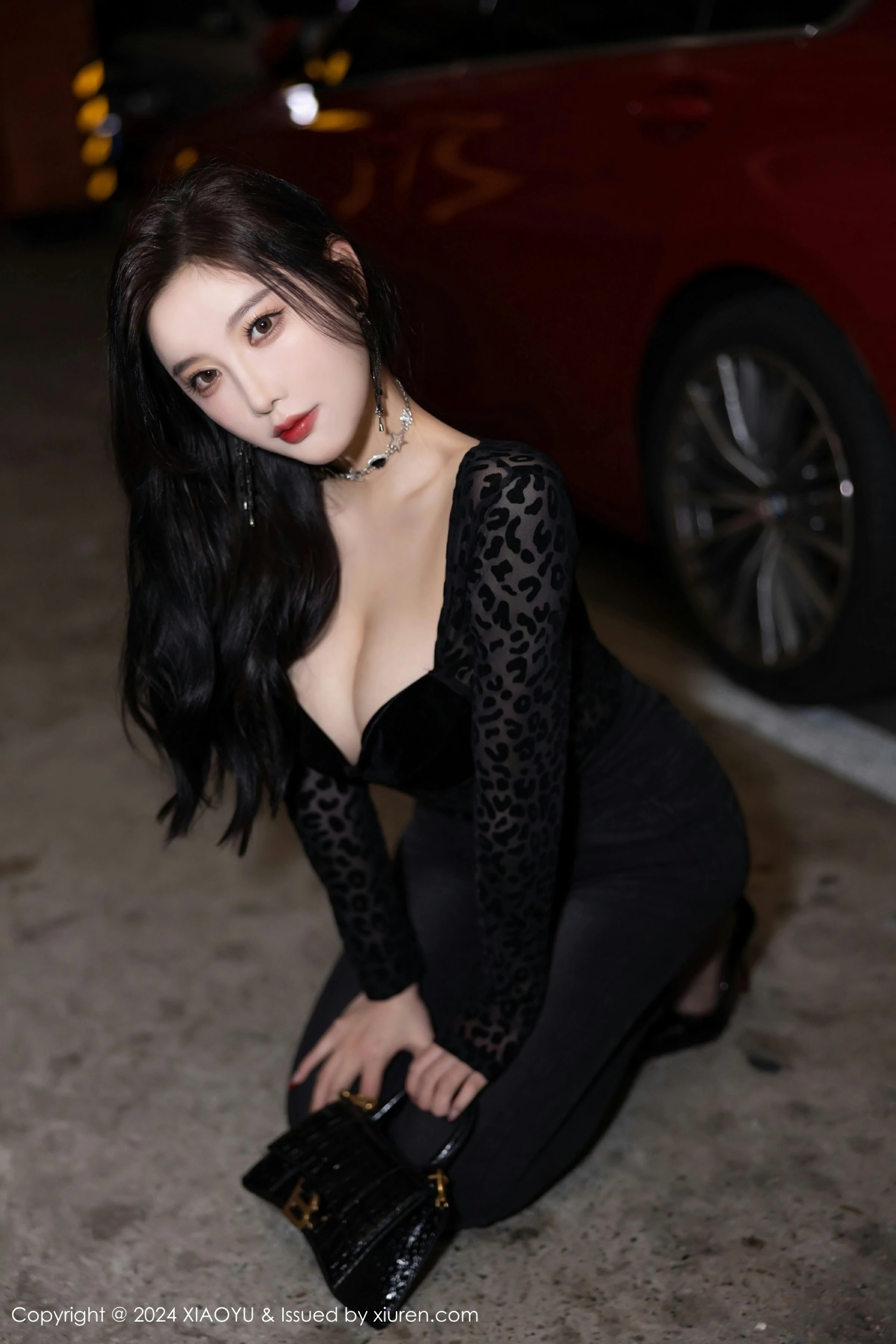 [XIAOYU语画界] 2024.03.08 VOL.1216 杨晨晨Yome 黑色内衣 魅惑黑丝 性感写真 [88+1P] 第 81 张