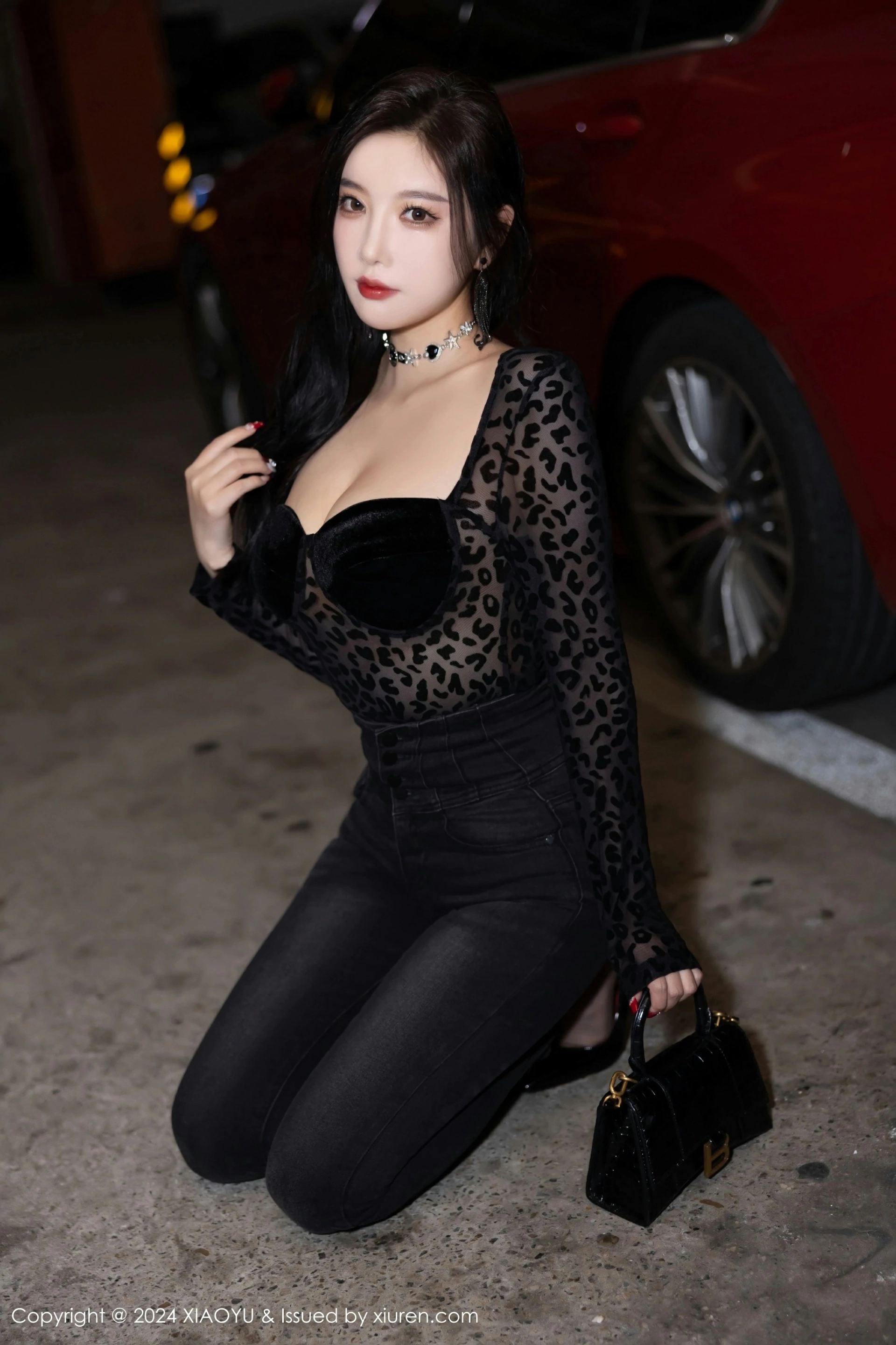 [XIAOYU语画界] 2024.03.08 VOL.1216 杨晨晨Yome 黑色内衣 魅惑黑丝 性感写真 [88+1P] 第 82 张