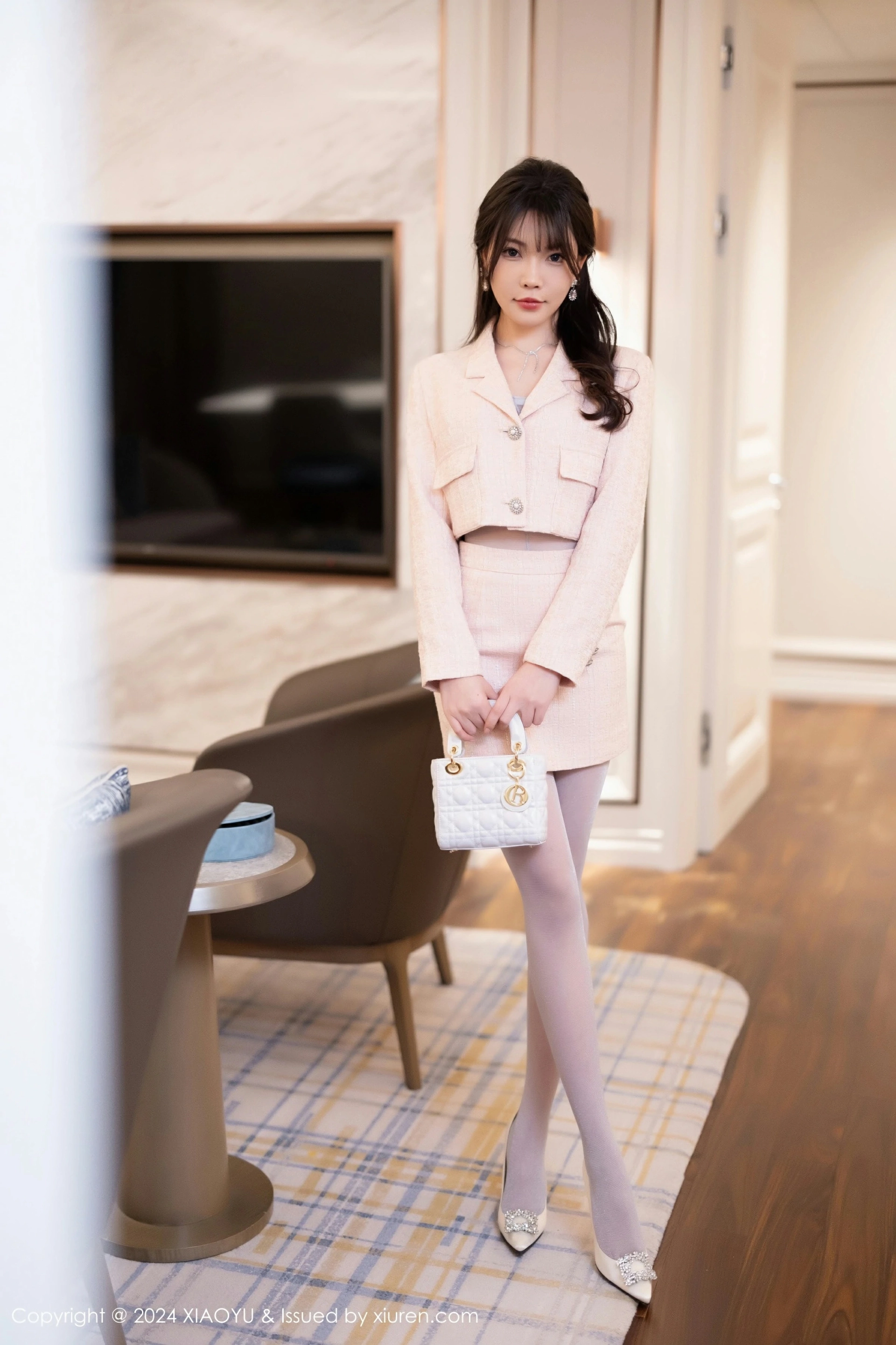 [XIAOYU语画界] 2024.04.17 VOL.1236 徐莉芝Booty 性感浅粉色连衣短裙 哈尔滨旅拍写真 [82+1P] 第 83 张