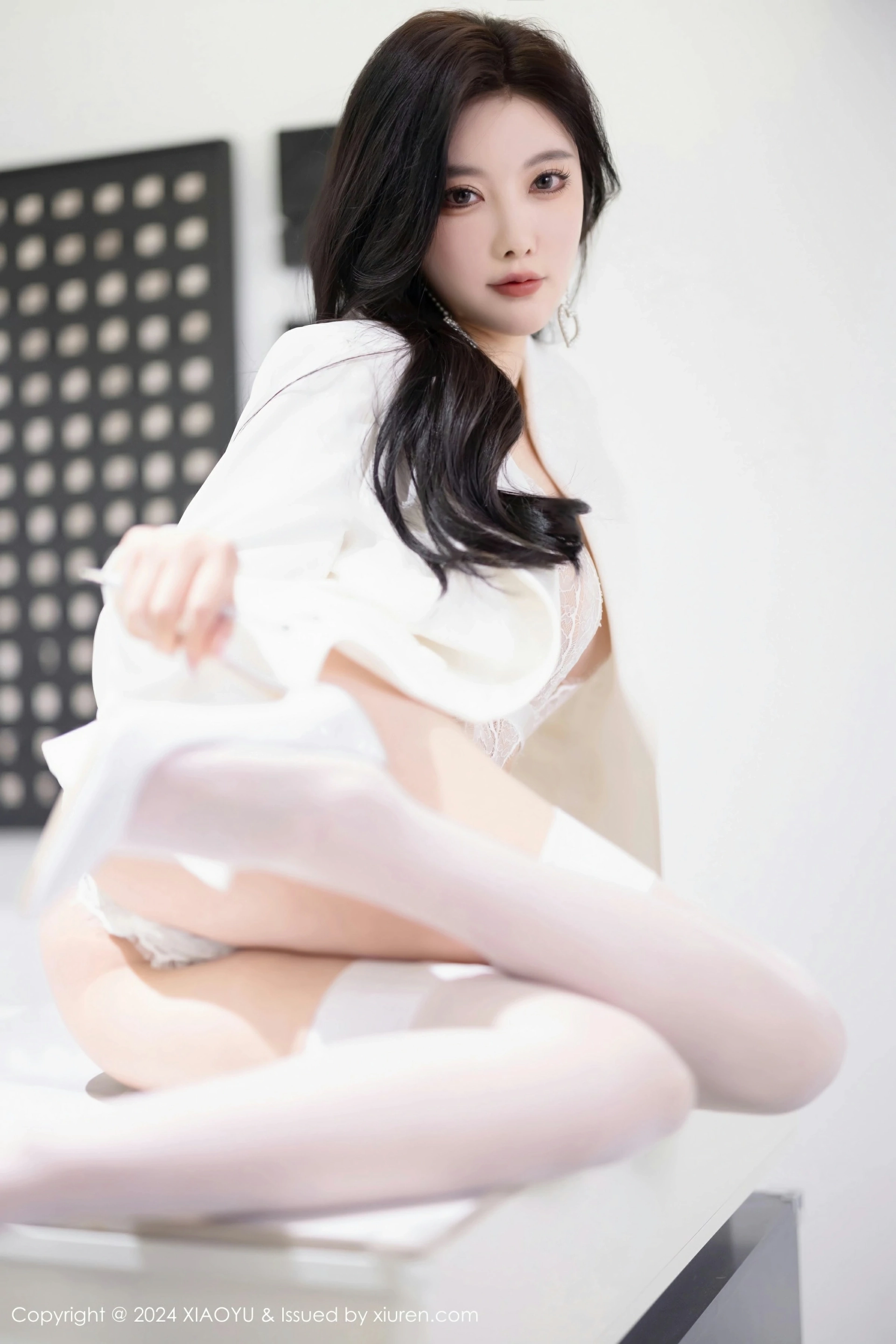 [XIAOYU语画界] 2024.04.26 VOL.1238 杨晨晨Yome 性感白色情趣内衣 哈尔滨旅拍写真 [81+1P] 第 50 张