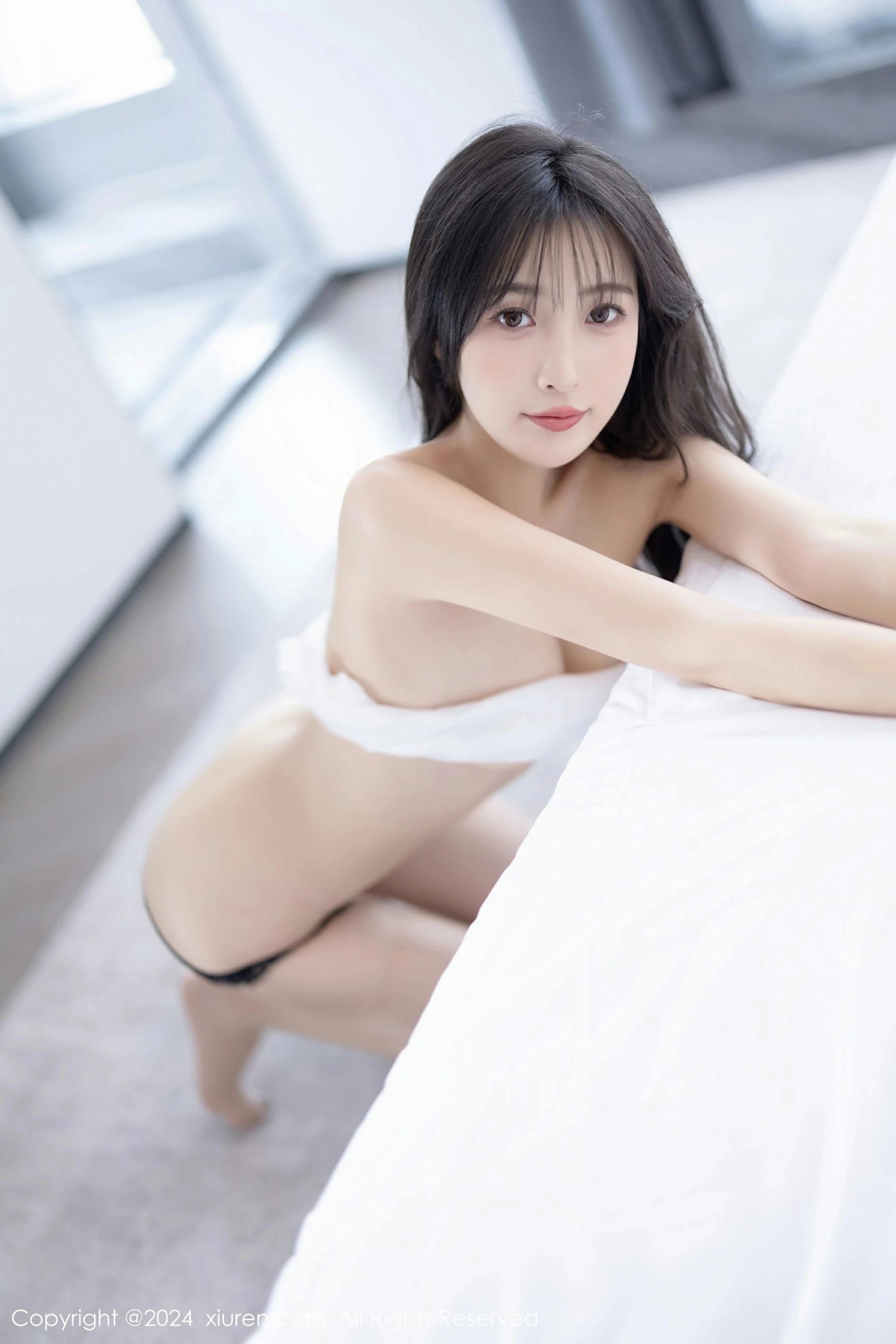 [XiuRen秀人网] 2024.05.08 No.8504 林星阑 超短牛仔裤 黑色蕾丝内衣 性感写真 [81+1P] 封面