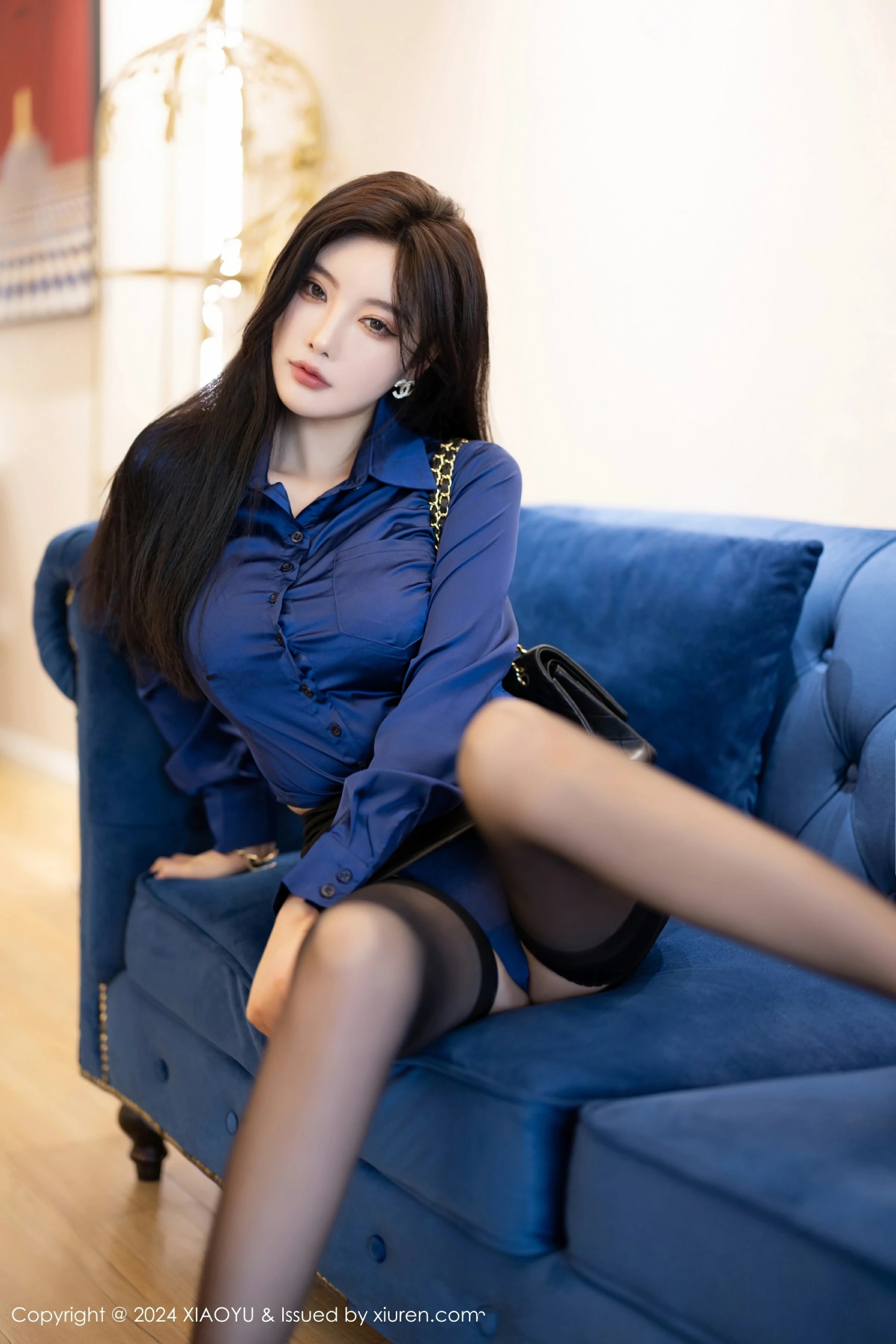 [XIAOYU语画界] 2024.05.10 VOL.1240 杨晨晨Yome 性感蓝色OL服饰 哈尔滨旅拍写真 [82+1P] 第 60 张