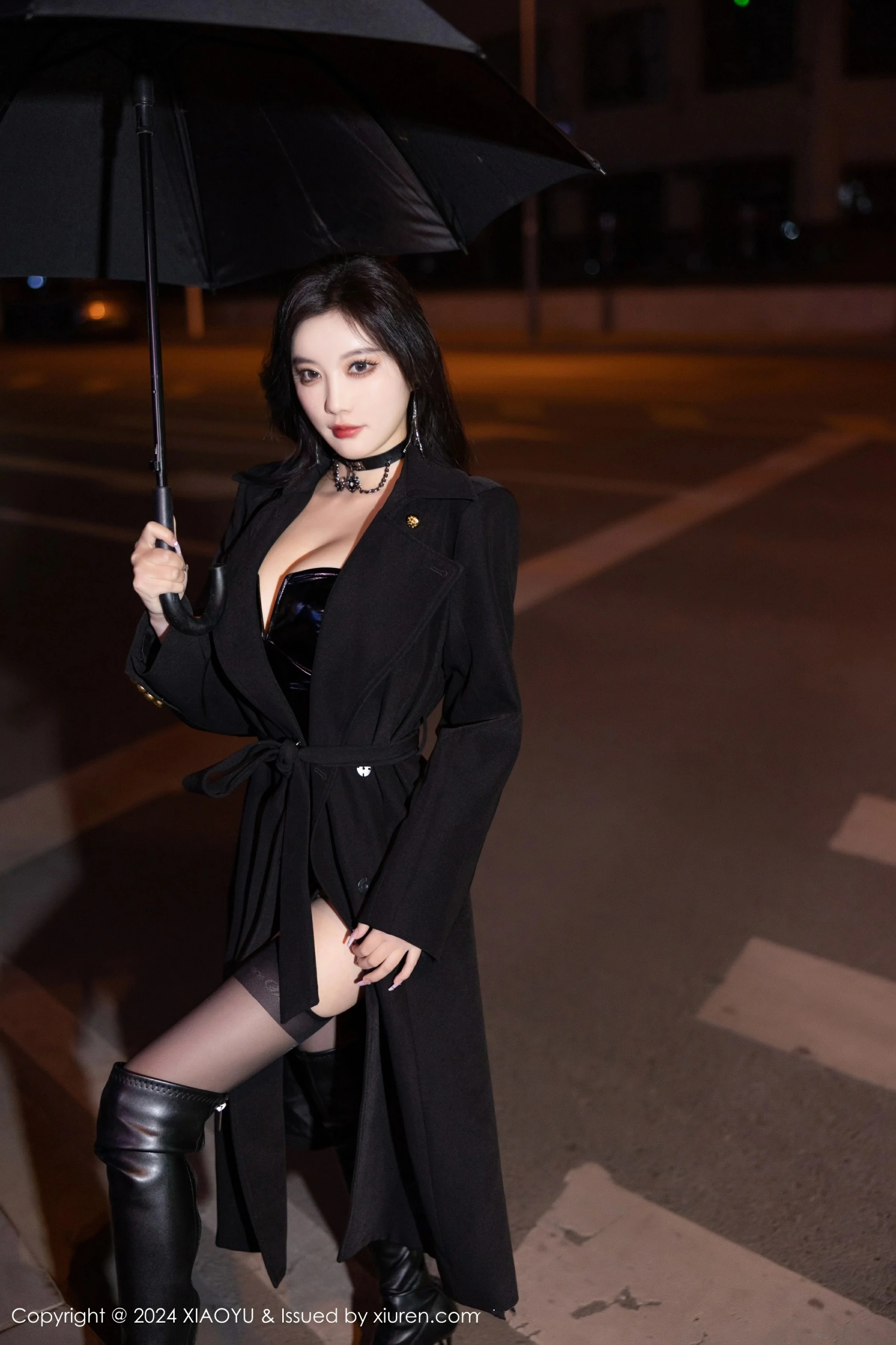 [XIAOYU语画界] 2024.05.24 VOL.1241 杨晨晨Yome 性感黑色皮质内衣 哈尔滨旅拍写真 [85+1P] 第 69 张
