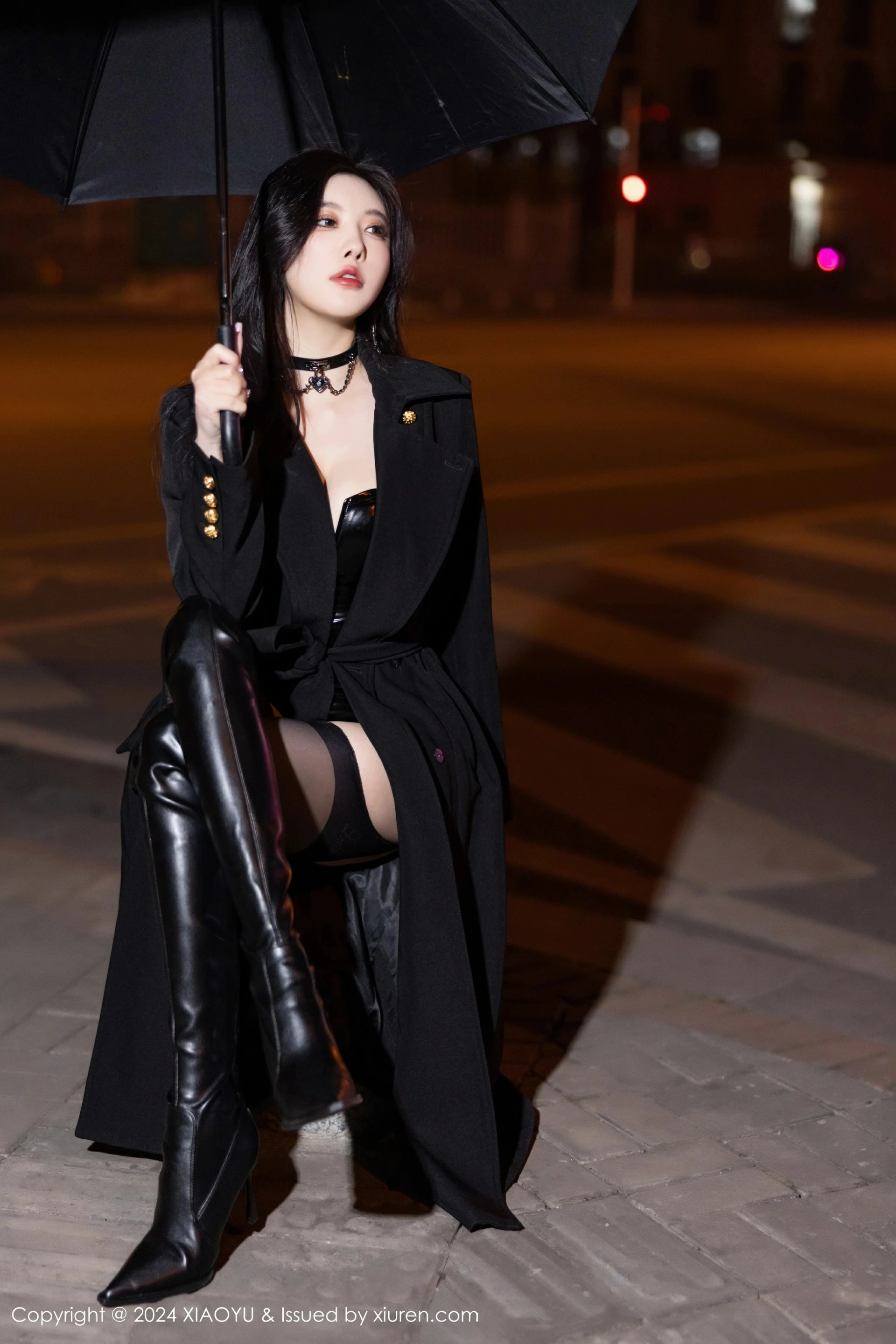 [XIAOYU语画界] 2024.05.24 VOL.1241 杨晨晨Yome 性感黑色皮质内衣 哈尔滨旅拍写真 [85+1P] 第 70 张