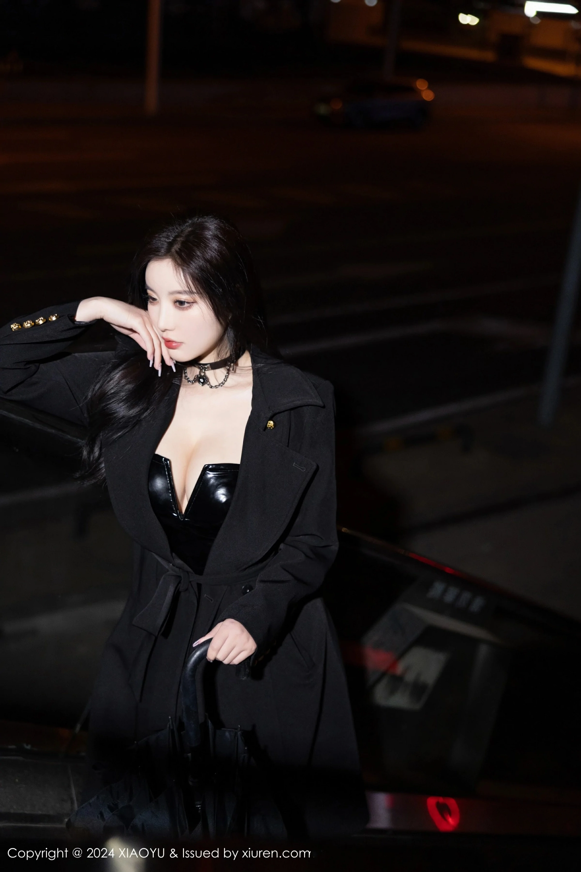 [XIAOYU语画界] 2024.05.24 VOL.1241 杨晨晨Yome 性感黑色皮质内衣 哈尔滨旅拍写真 [85+1P] 第 74 张