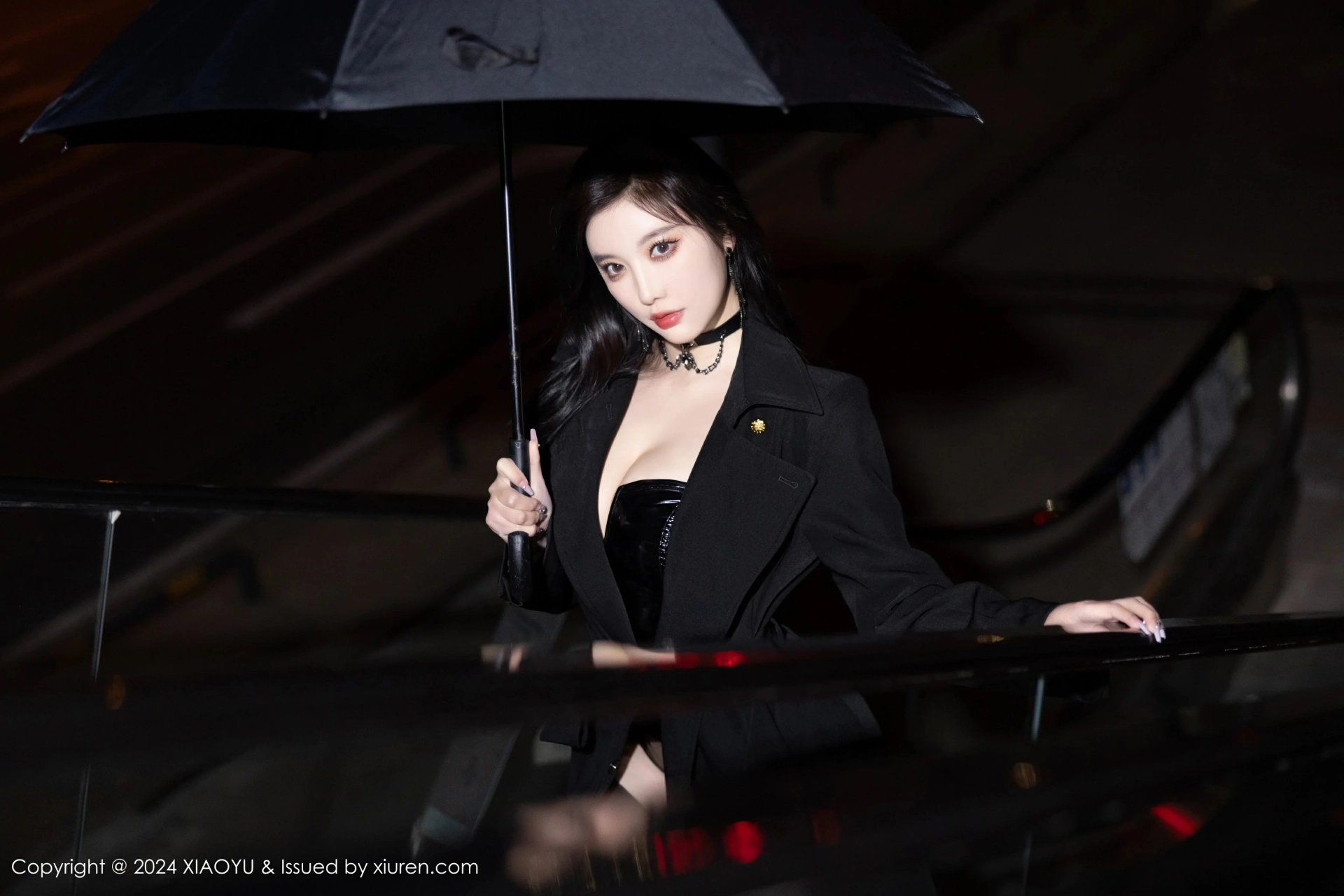[XIAOYU语画界] 2024.05.24 VOL.1241 杨晨晨Yome 性感黑色皮质内衣 哈尔滨旅拍写真 [85+1P] 第 78 张