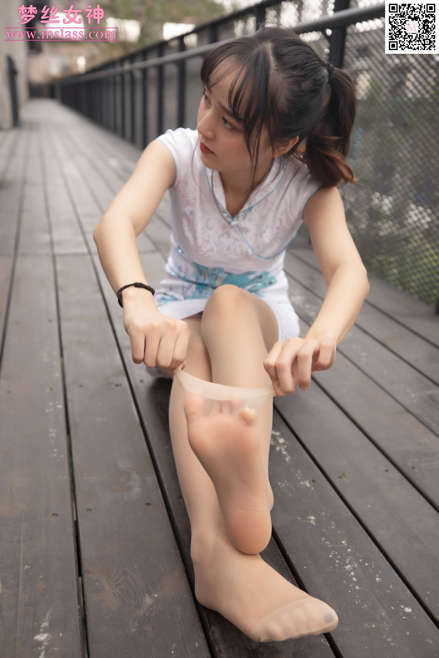 [MSLASS梦丝女神] 玥玥 工业区的旗袍 封面