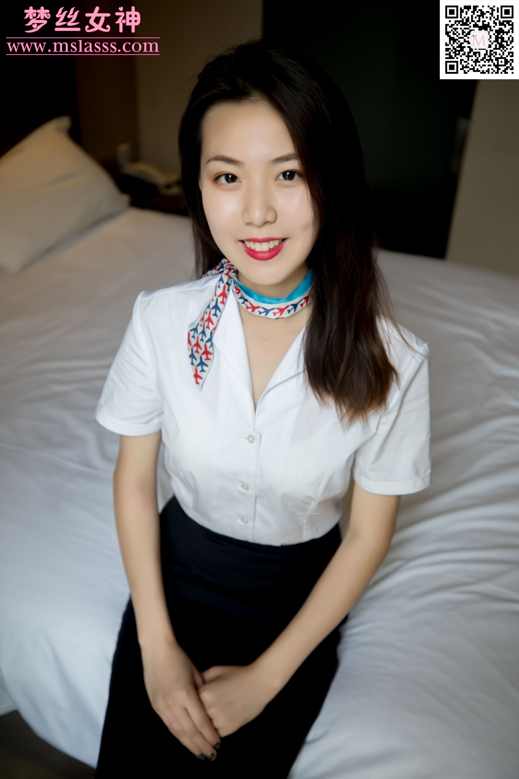 [MSLASS梦丝女神] 芷蕾 航空校花 封面