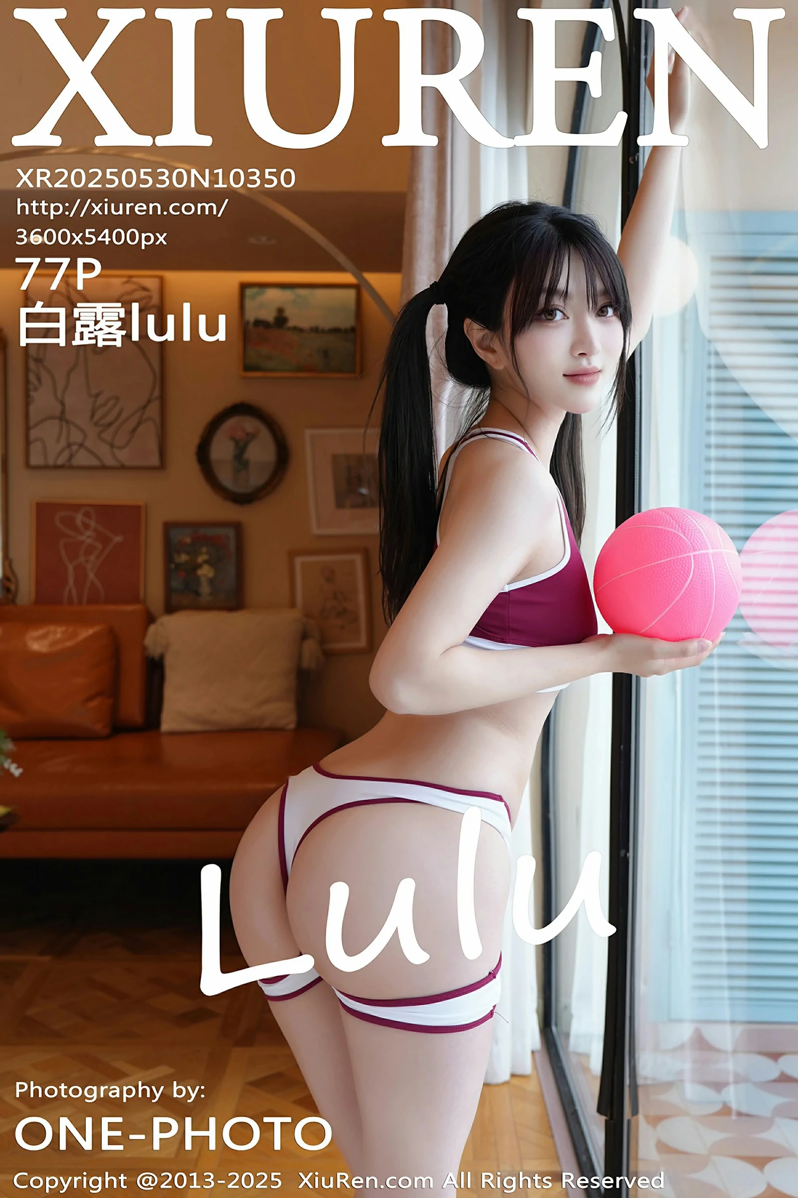 [XiuRen秀人网] 2025.05.30 No.10350 白露lulu 深色运动服 性感写真 [77+1P] 封面