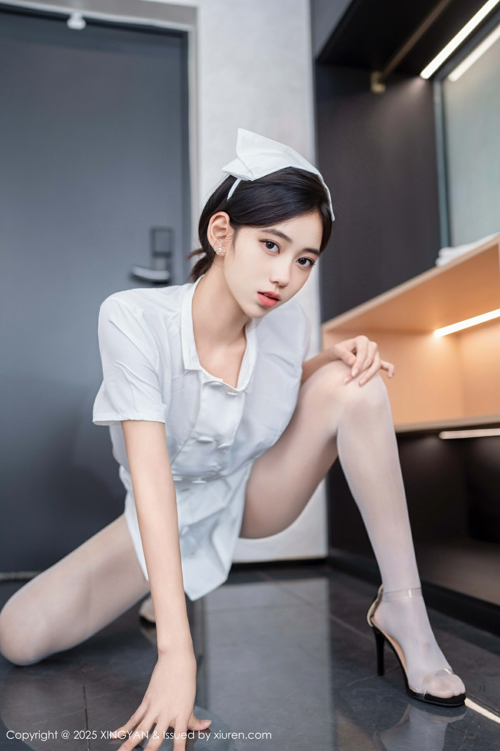 [XINGYAN星颜社] 2025.07.17 VOL.371 时安安 白色护士服 白色丝袜 性感写真 [75+1P] 第 57 张