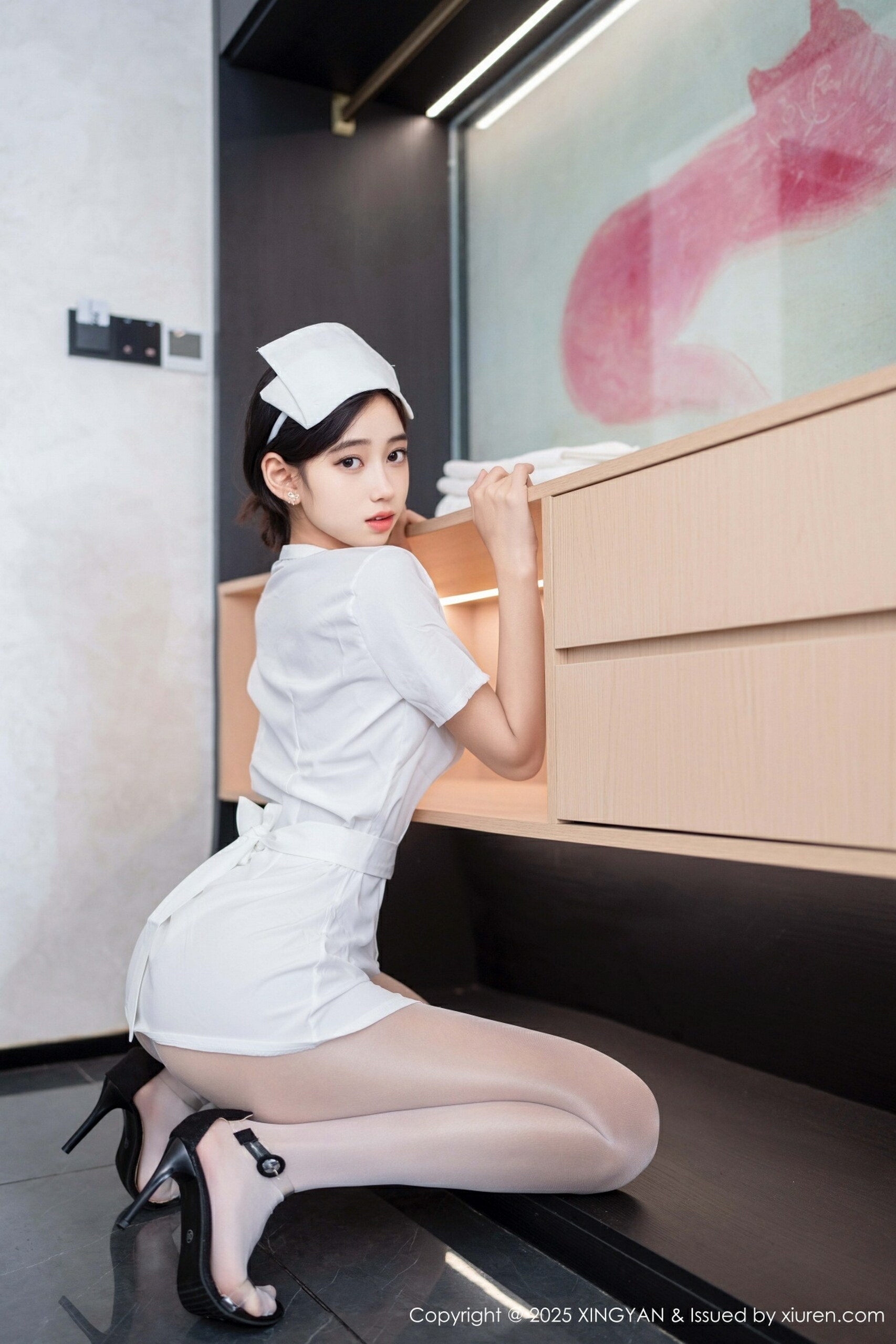 [XINGYAN星颜社] 2025.07.17 VOL.371 时安安 白色护士服 白色丝袜 性感写真 [75+1P] 第 63 张