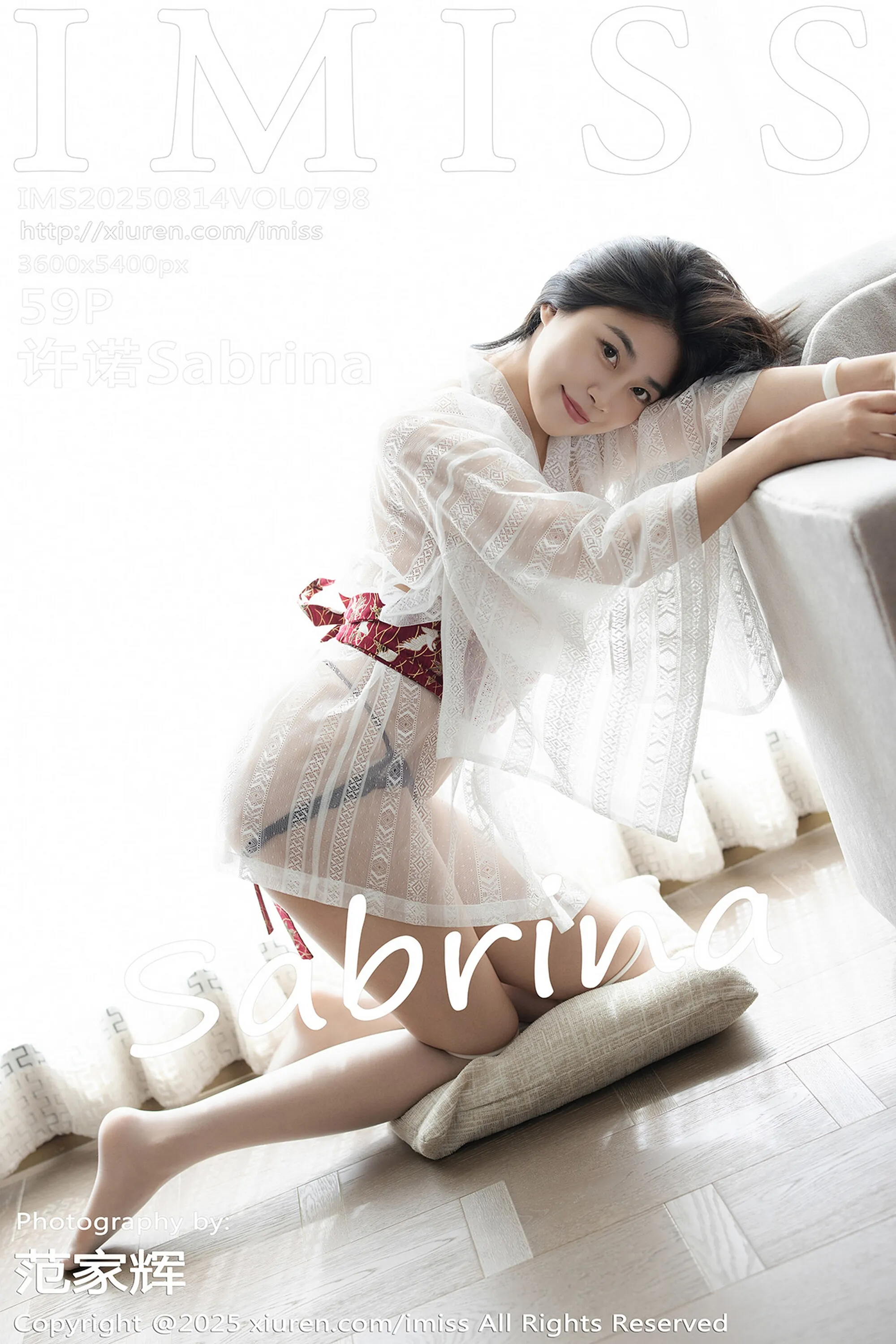 [IMISS爱蜜社] 2025.08.14 VOL.798 许诺Sabrina 诱人白色丝袜 性感写真 [59+1P] 第 59 张