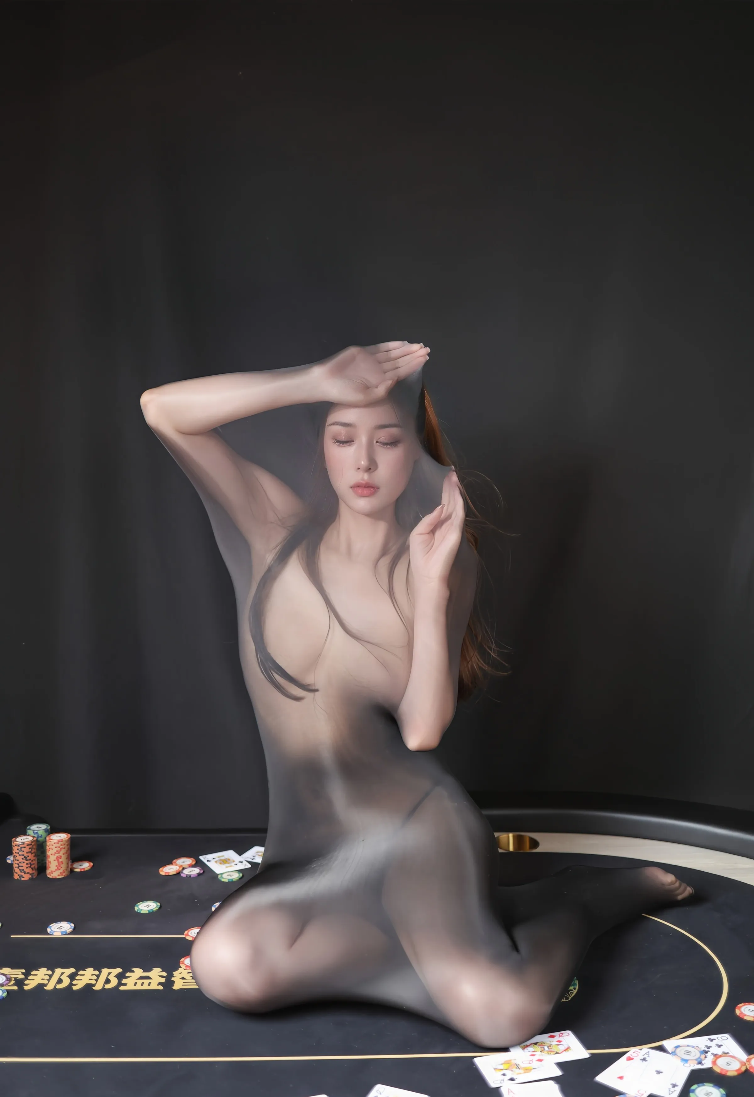 [XiuRen秀人网] 2025.09.01 No.10713 悦兮 黑色连体丝袜 性感写真 [62+1P] 封面