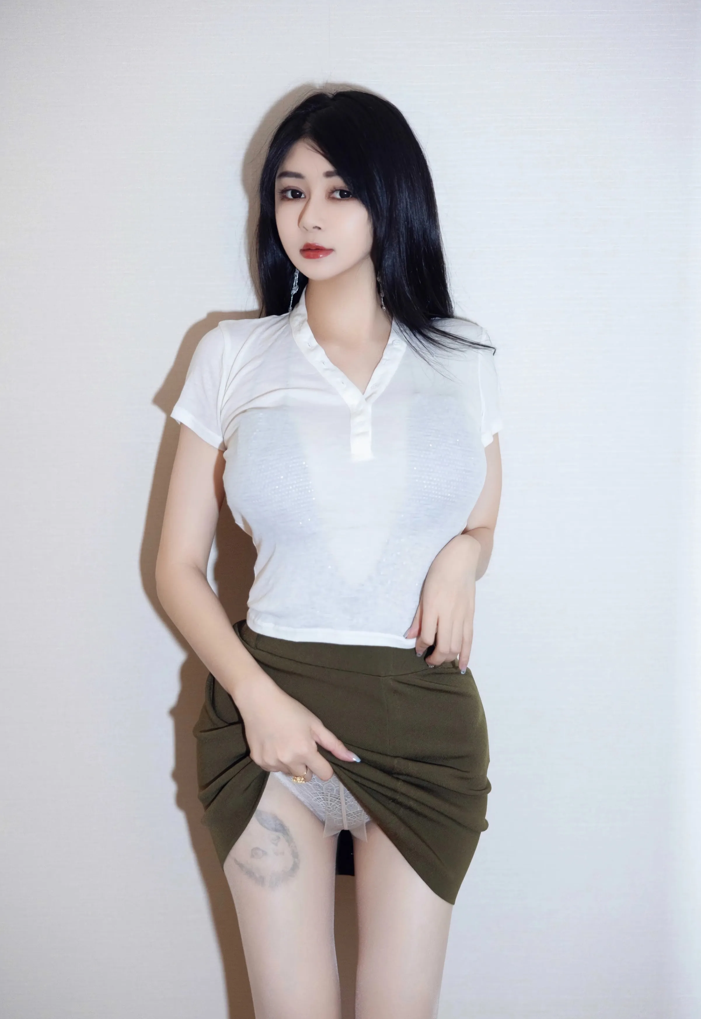 [HuaYang花漾写真] 2025.09.29 VOL.647 凯竹Quinn 白色T恤 性感写真 [54+1P] 第 53 张