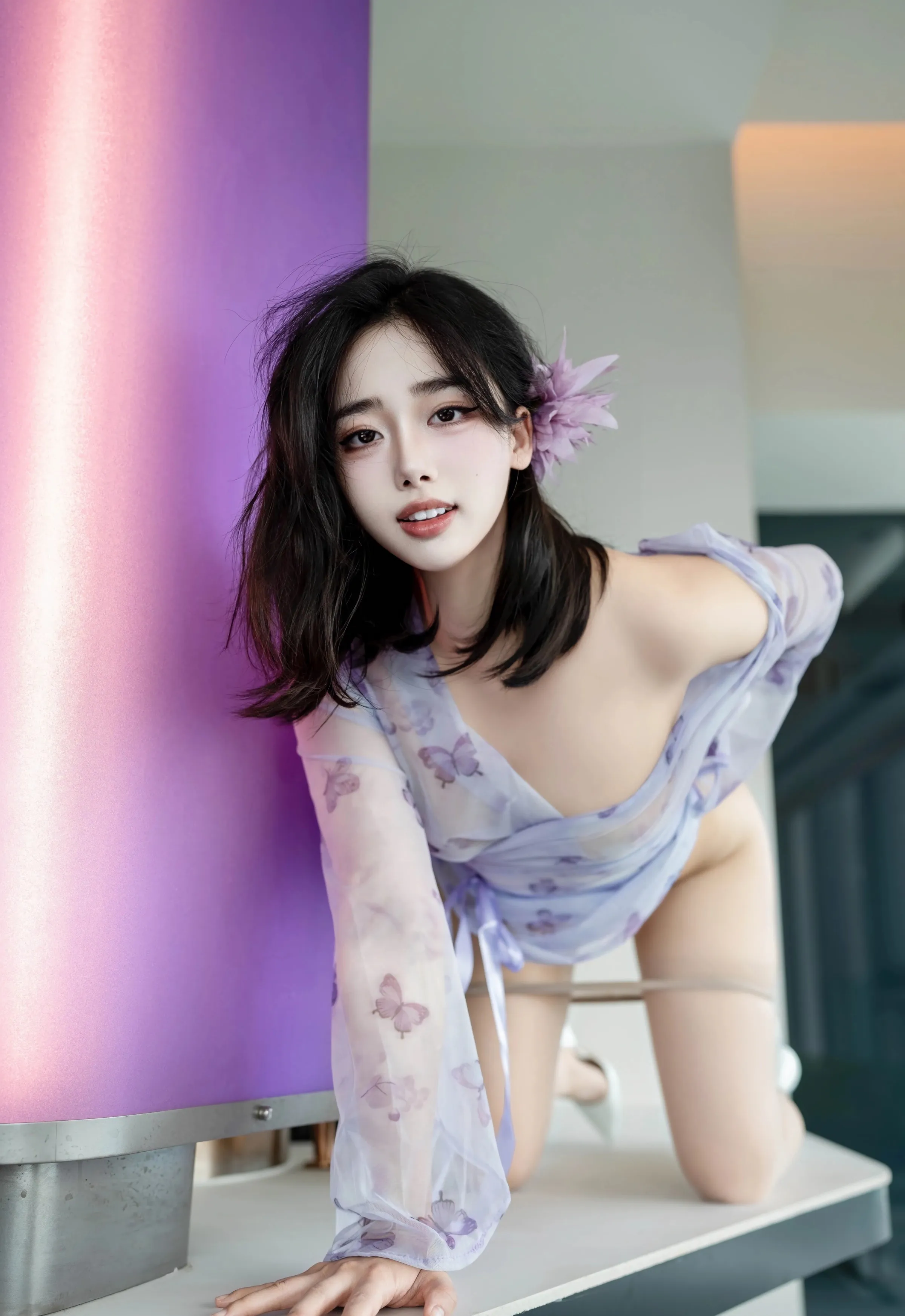 [XINGYAN星颜社] 2025.10.10 VOL.409 阮福福 蓝色轻透情趣服饰 性感写真 [63+1P] 第 20 张