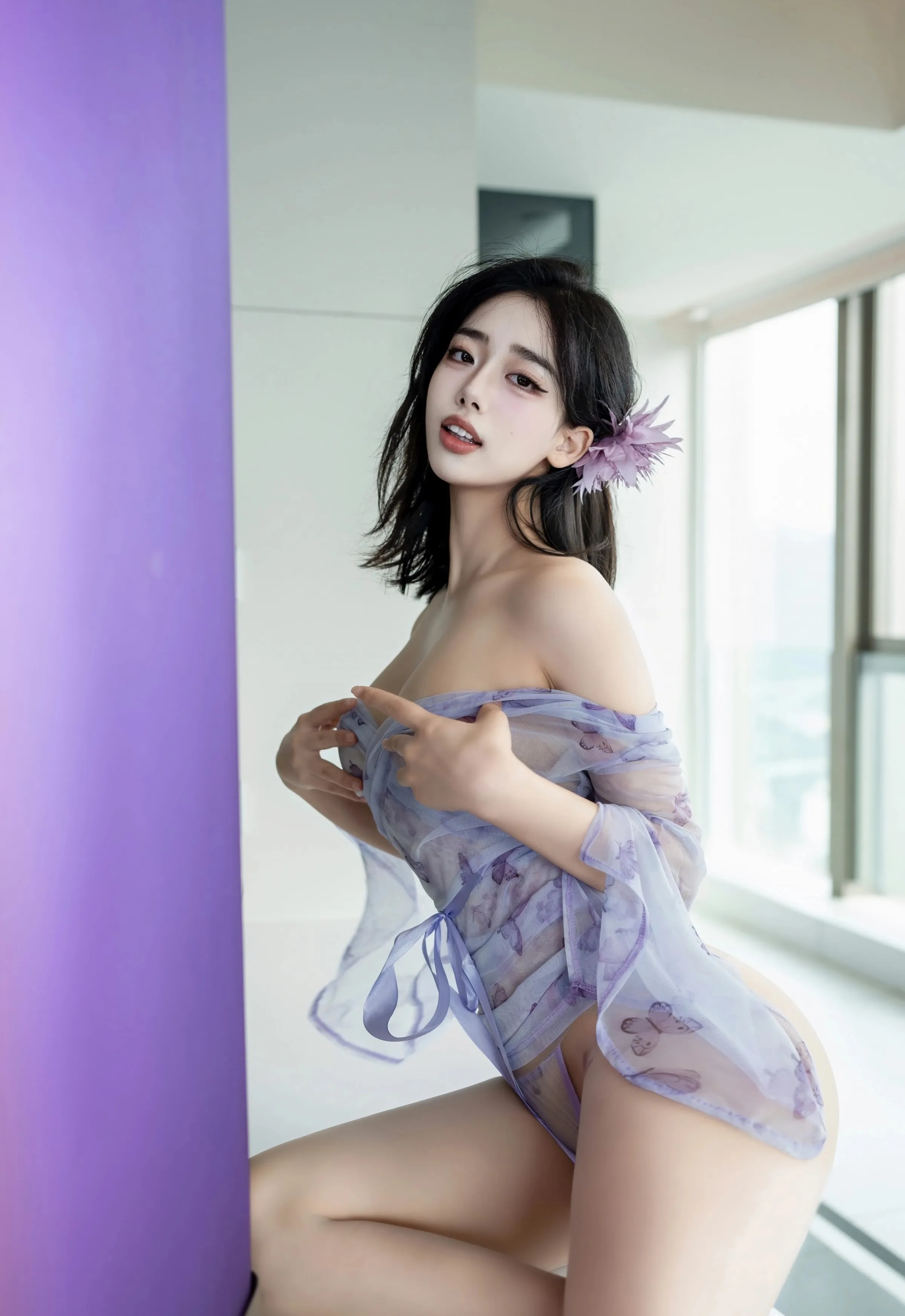 [XINGYAN星颜社] 2025.10.10 VOL.409 阮福福 蓝色轻透情趣服饰 性感写真 [63+1P] 第 47 张