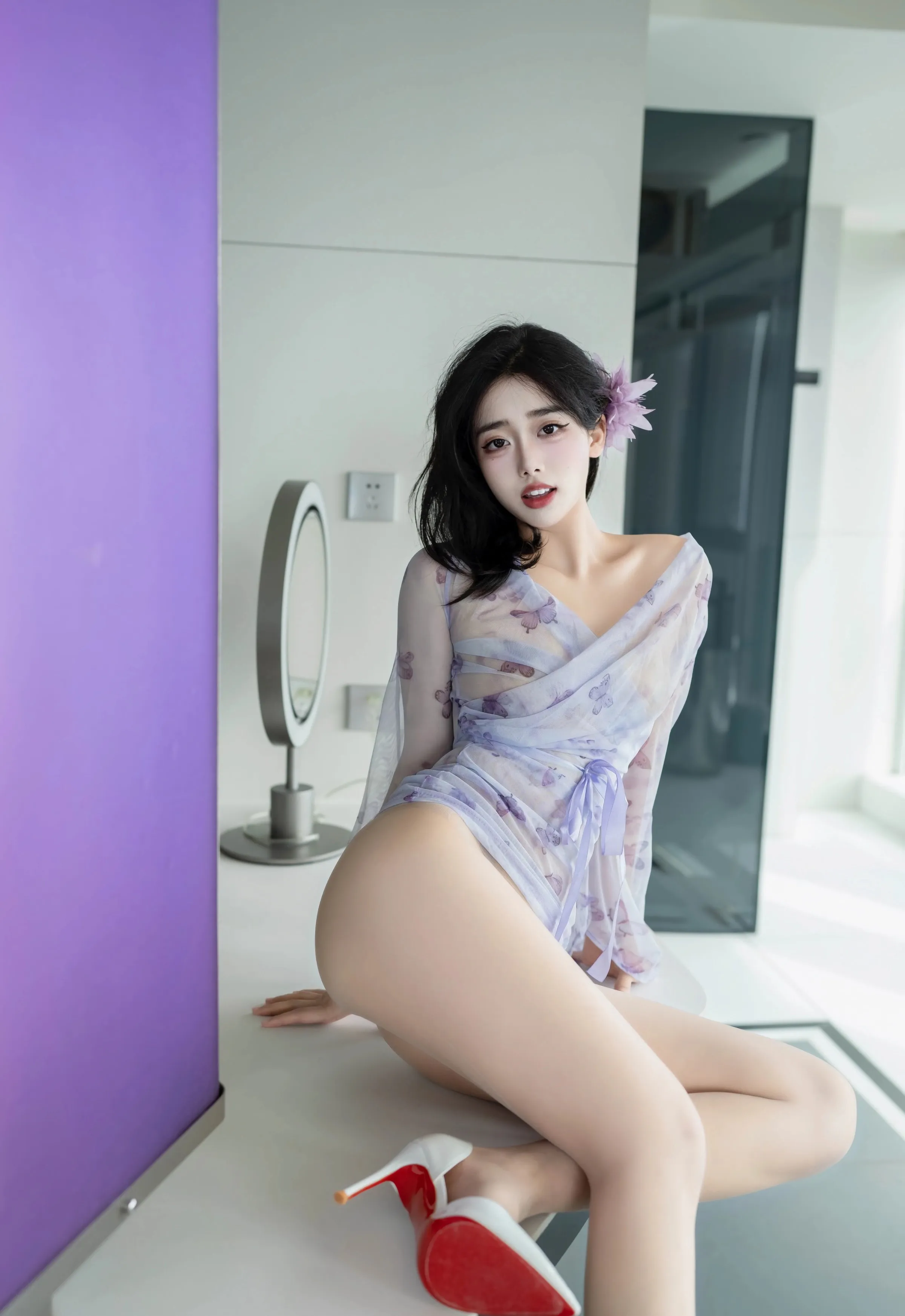 [XINGYAN星颜社] 2025.10.10 VOL.409 阮福福 蓝色轻透情趣服饰 性感写真 [63+1P] 第 58 张