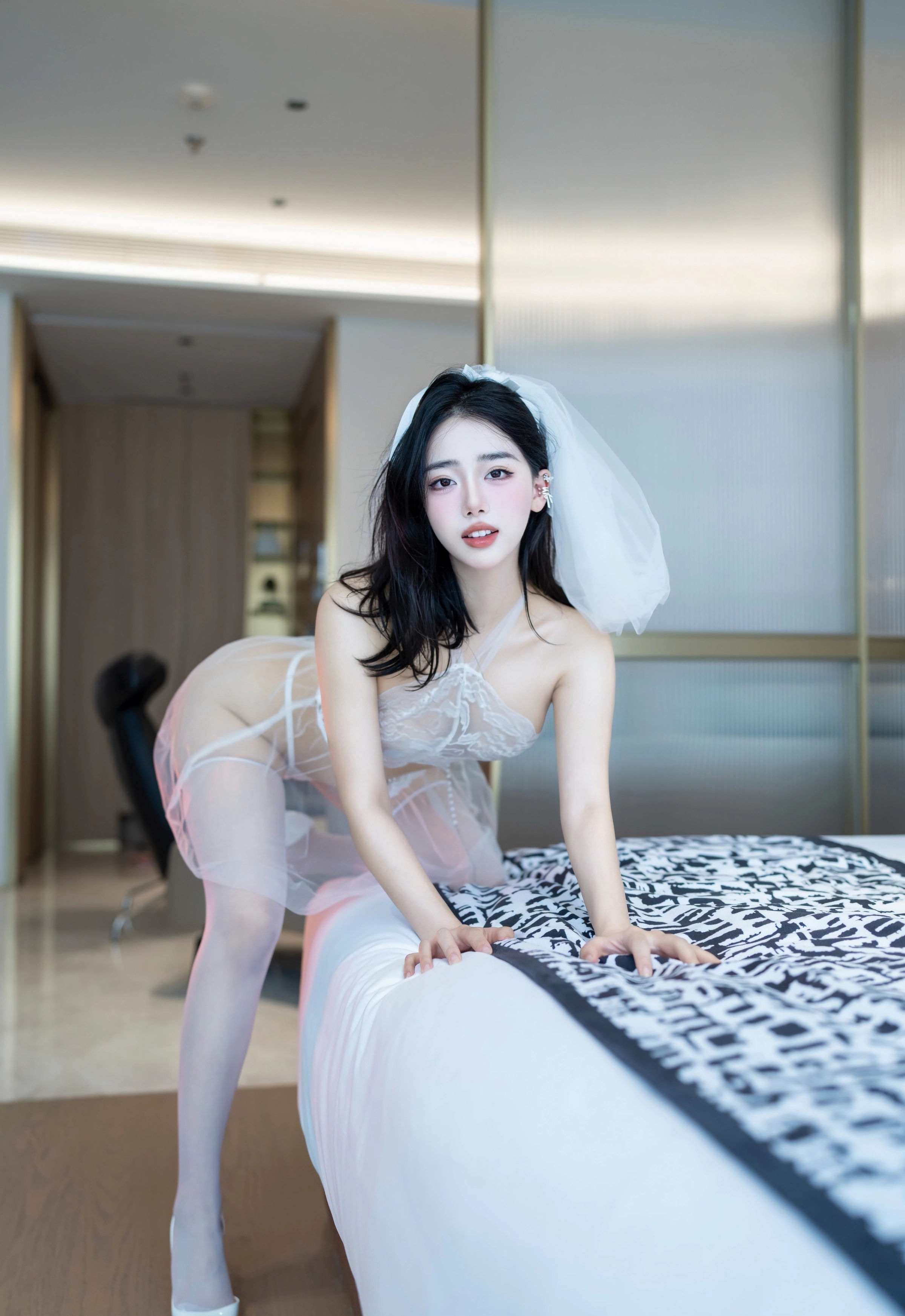 [XINGYAN星颜社] 2025.11.19 VOL.429 阮福福 感白色情趣服饰 性感写真 [78+1P] 第 59 张