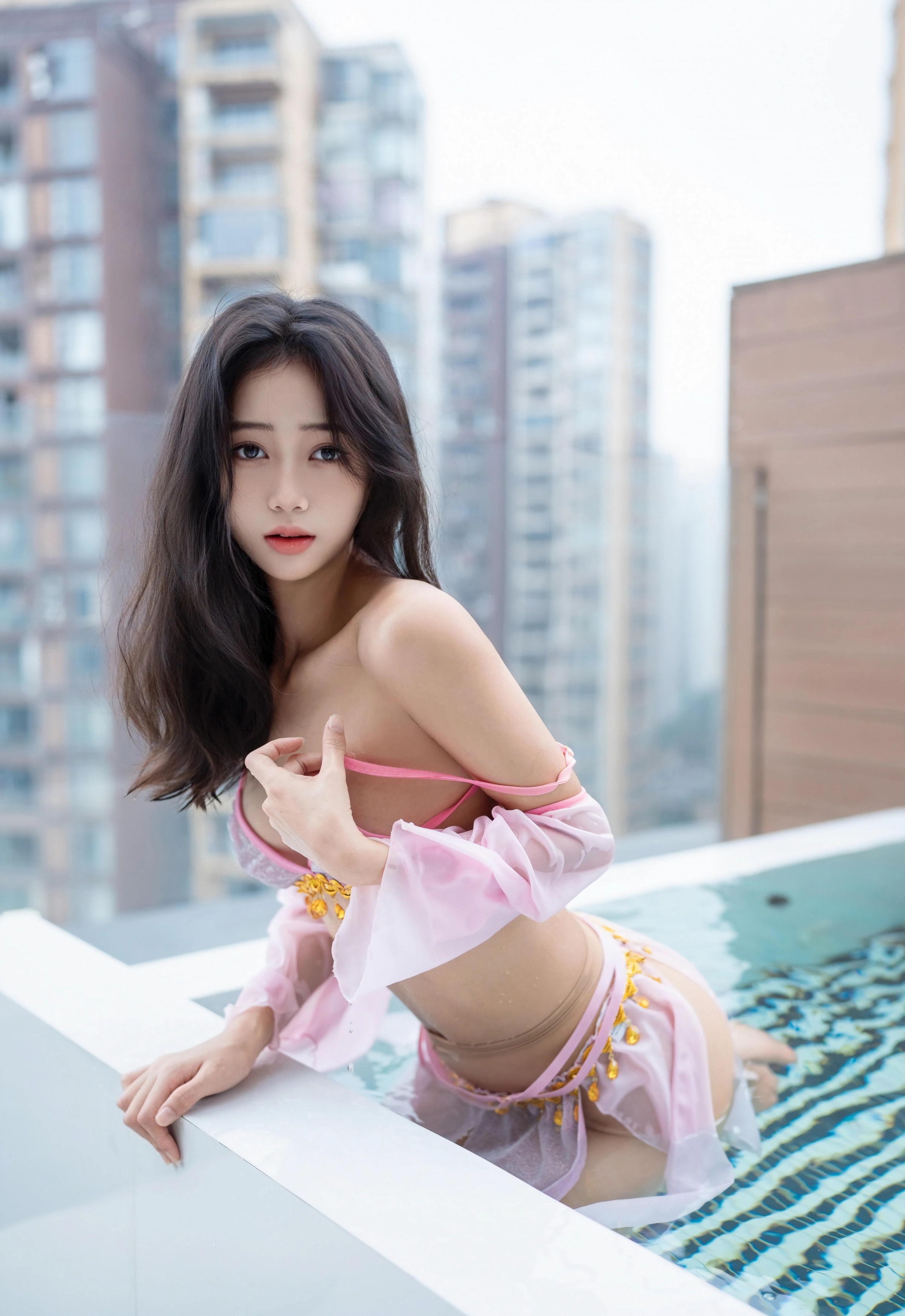 [XINGYAN星颜社] 2025.11.20 VOL.430 时安安 紫色泳衣 肉色丝袜 性感写真 [81+1P] 第 27 张