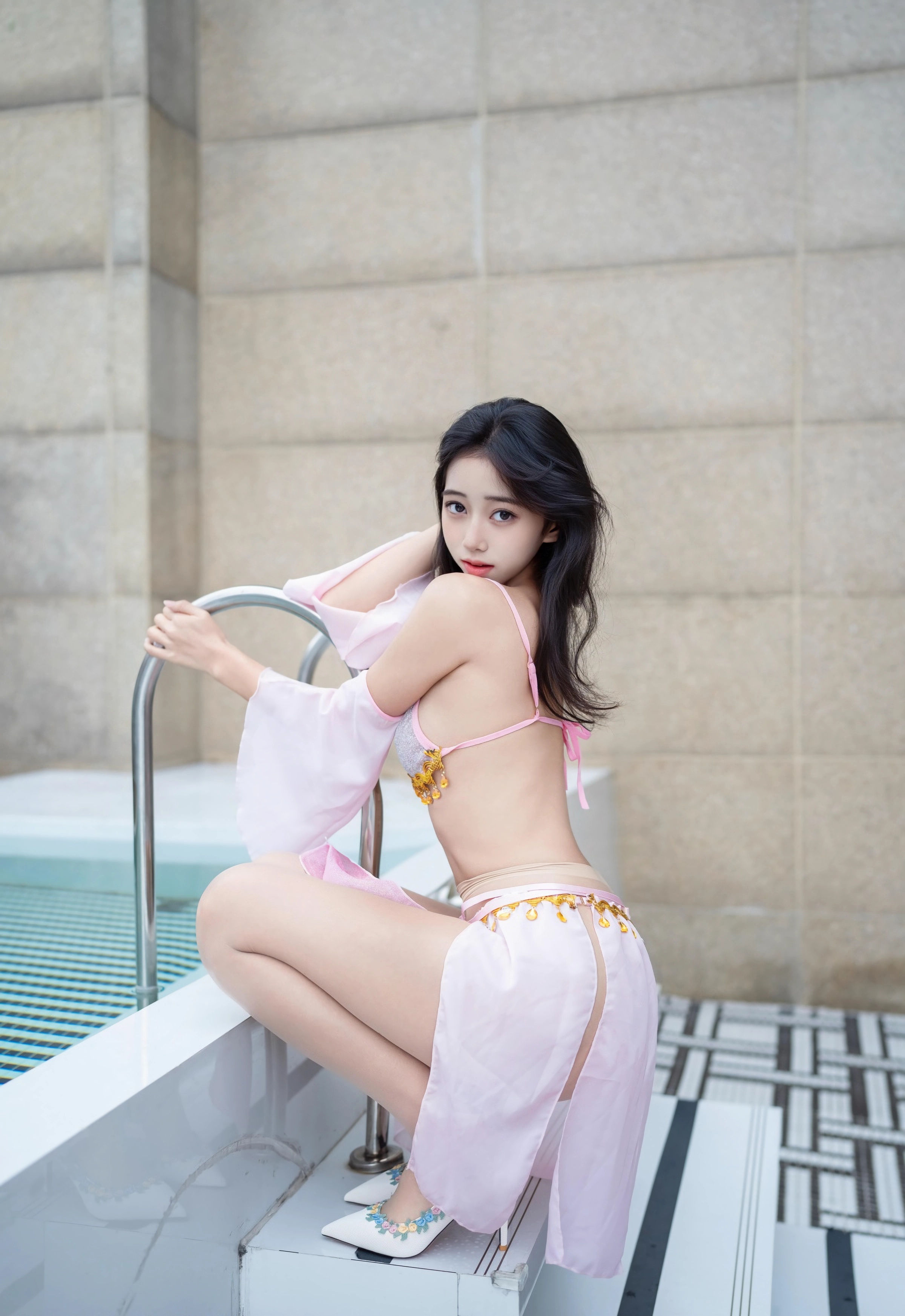 [XINGYAN星颜社] 2025.11.20 VOL.430 时安安 紫色泳衣 肉色丝袜 性感写真 [81+1P] 第 75 张