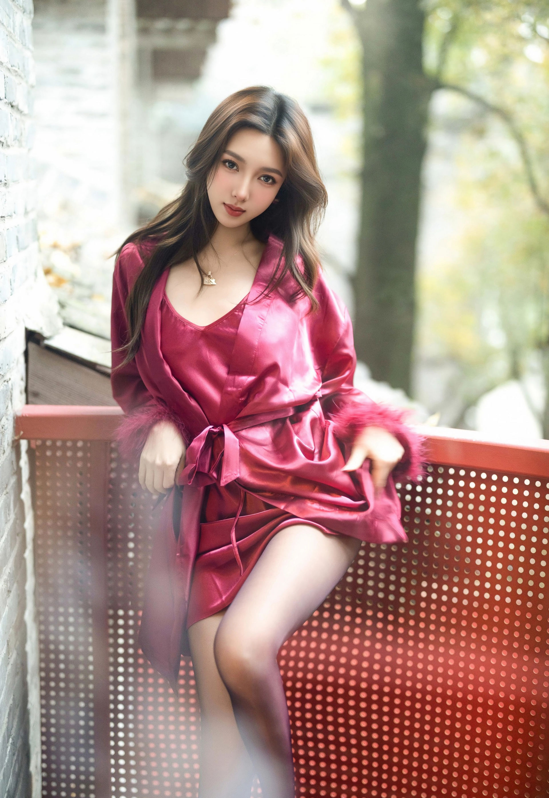 [YOUMI尤蜜荟] 2026.01.09 VOL.1198 Twins-桃桃 红色连衣短裙 魅惑黑丝 性感写真 [90+1P] 第 77 张