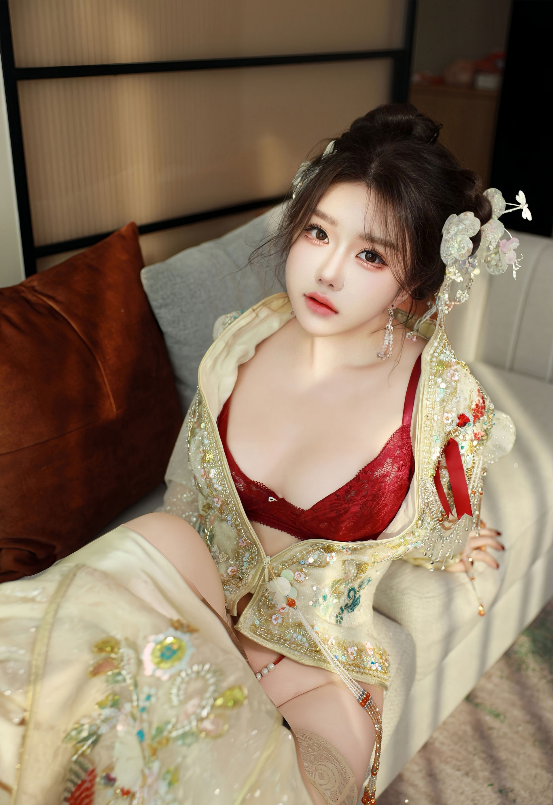 [XiuRen秀人网] 2026.01.12 No.11220 小薯条nienie 性感秀禾 肉色丝袜 大连旅拍写真 [56+1P] 第 19 张