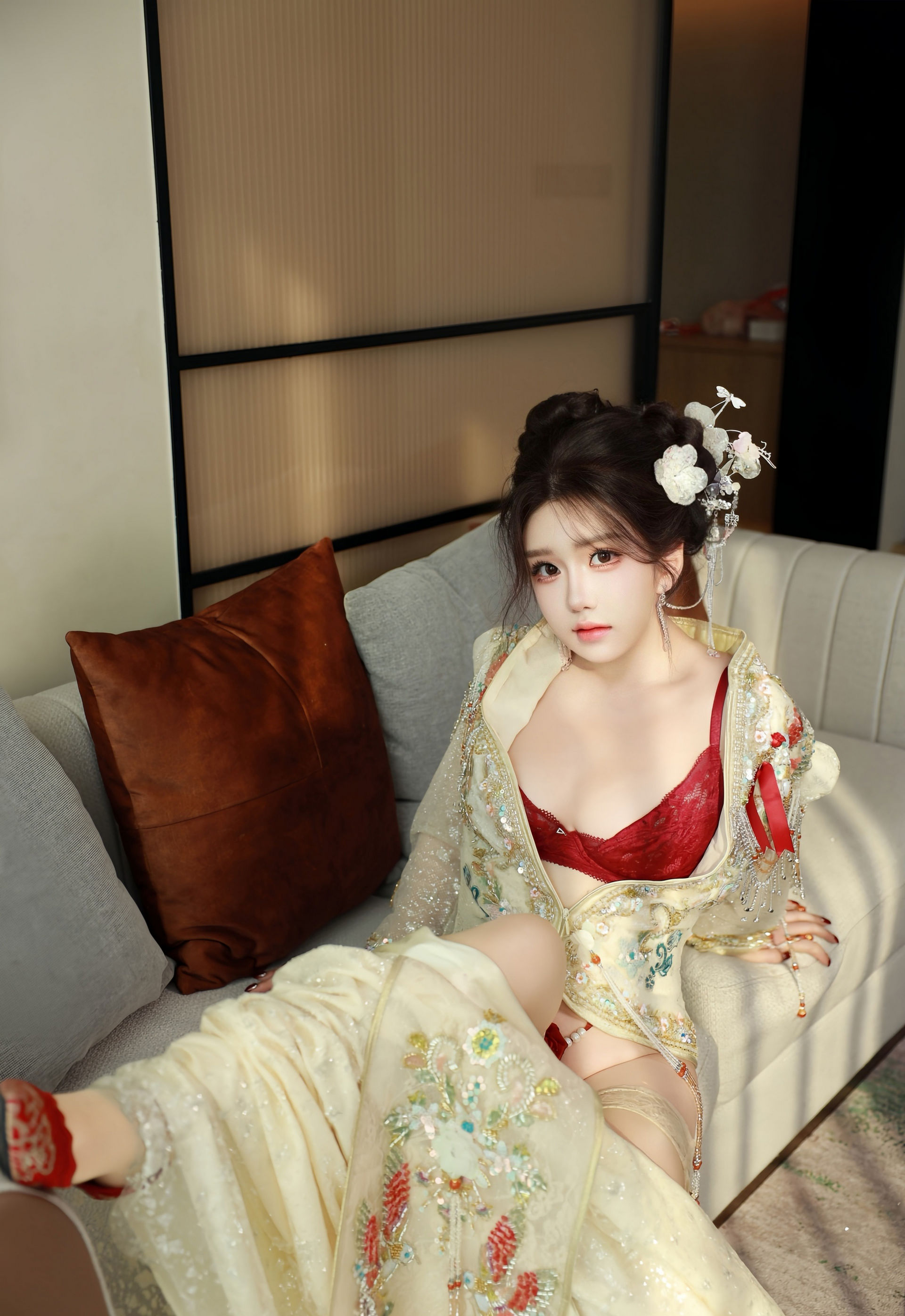 [XiuRen秀人网] 2026.01.12 No.11220 小薯条nienie 性感秀禾 肉色丝袜 大连旅拍写真 [56+1P] 第 20 张