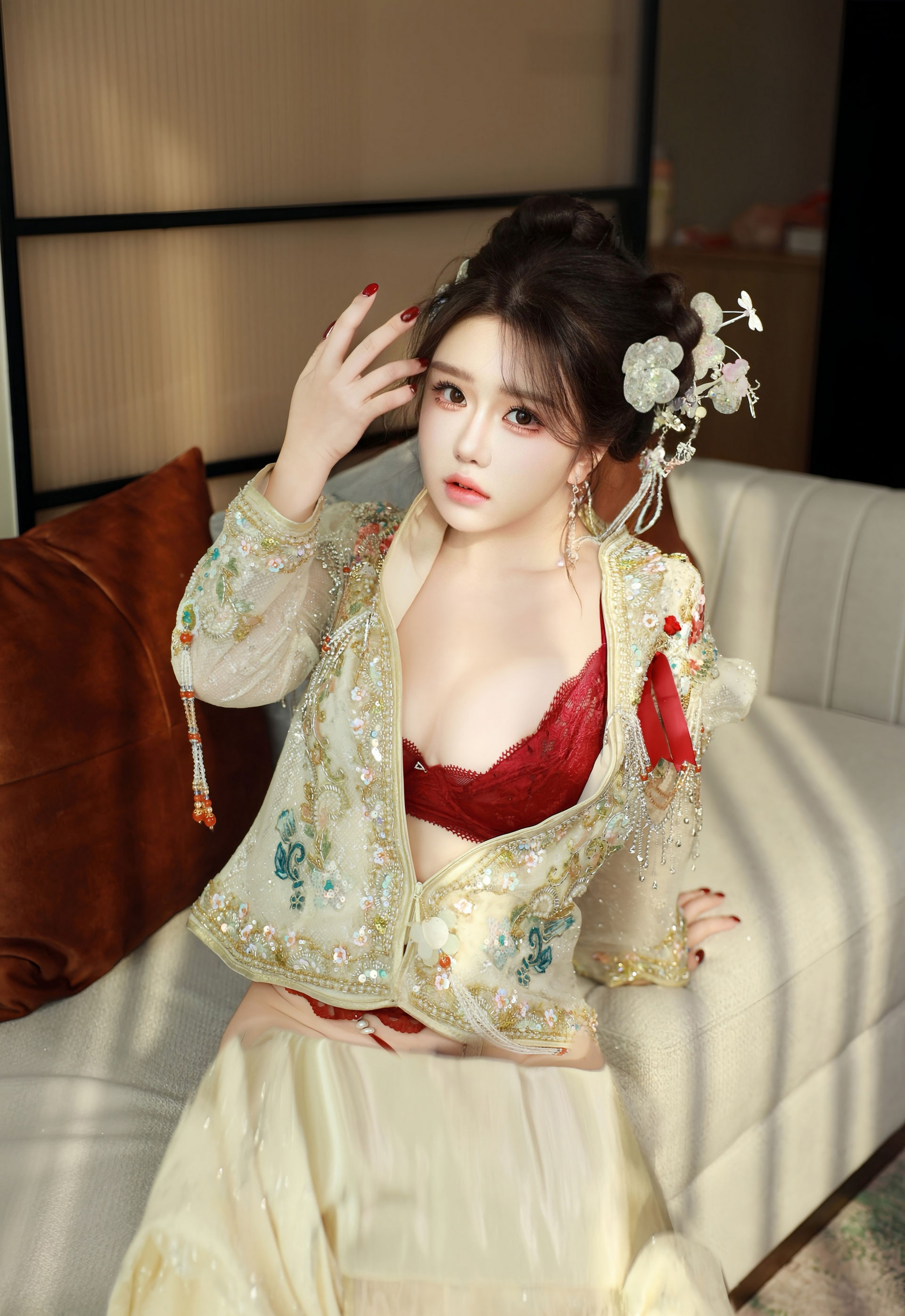 [XiuRen秀人网] 2026.01.12 No.11220 小薯条nienie 性感秀禾 肉色丝袜 大连旅拍写真 [56+1P] 第 22 张