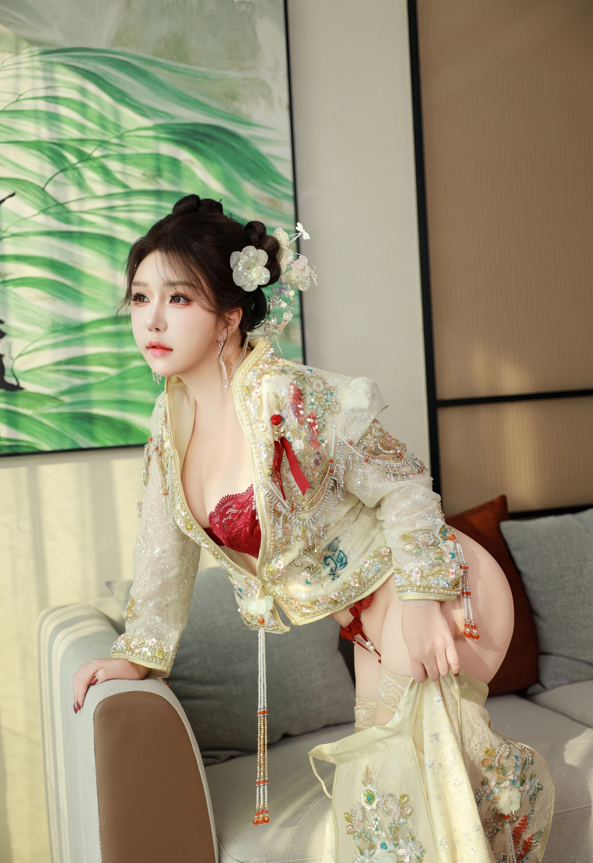 [XiuRen秀人网] 2026.01.12 No.11220 小薯条nienie 性感秀禾 肉色丝袜 大连旅拍写真 [56+1P] 第 25 张