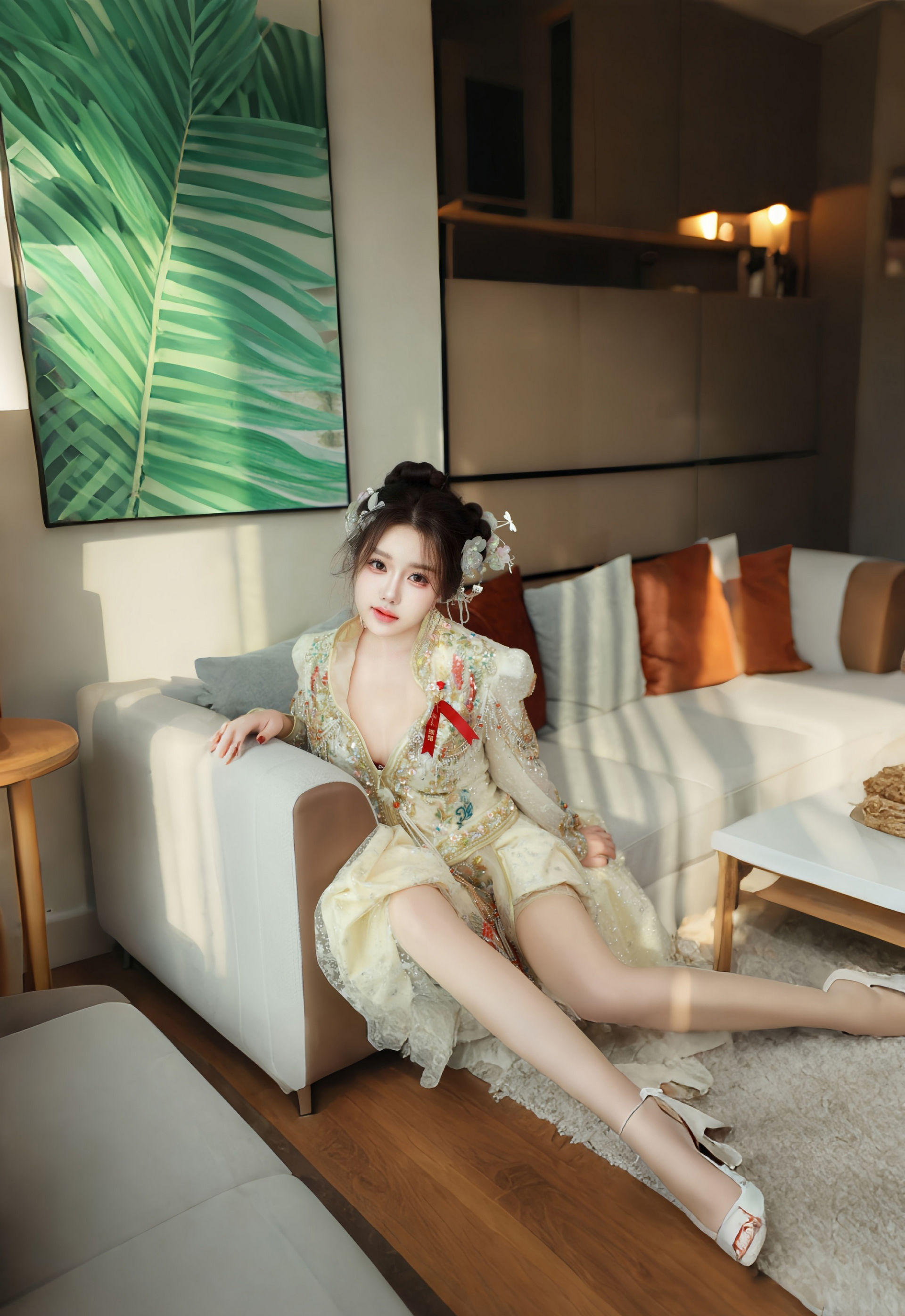 [XiuRen秀人网] 2026.01.12 No.11220 小薯条nienie 性感秀禾 肉色丝袜 大连旅拍写真 [56+1P] 第 28 张