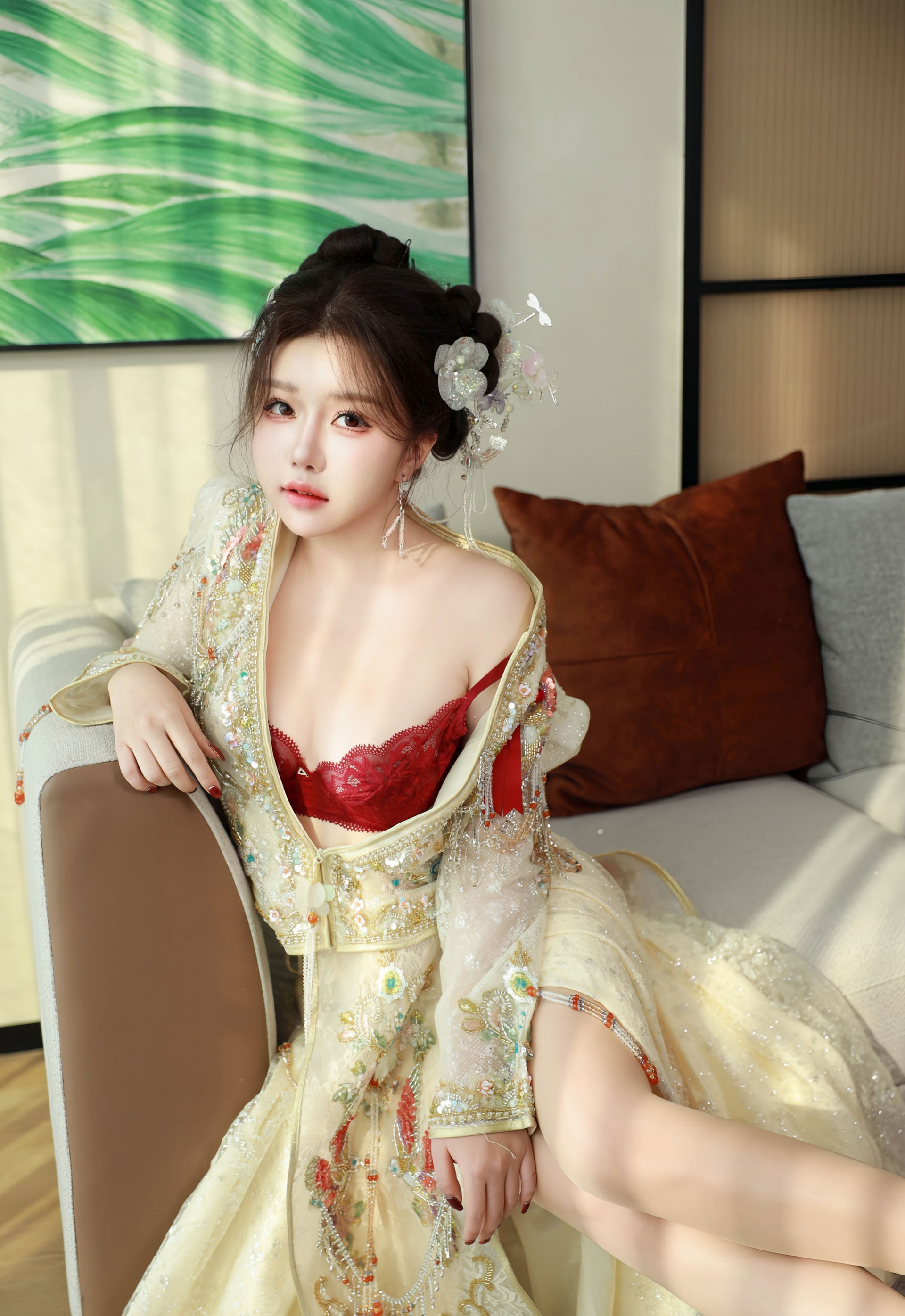 [XiuRen秀人网] 2026.01.12 No.11220 小薯条nienie 性感秀禾 肉色丝袜 大连旅拍写真 [56+1P] 第 30 张