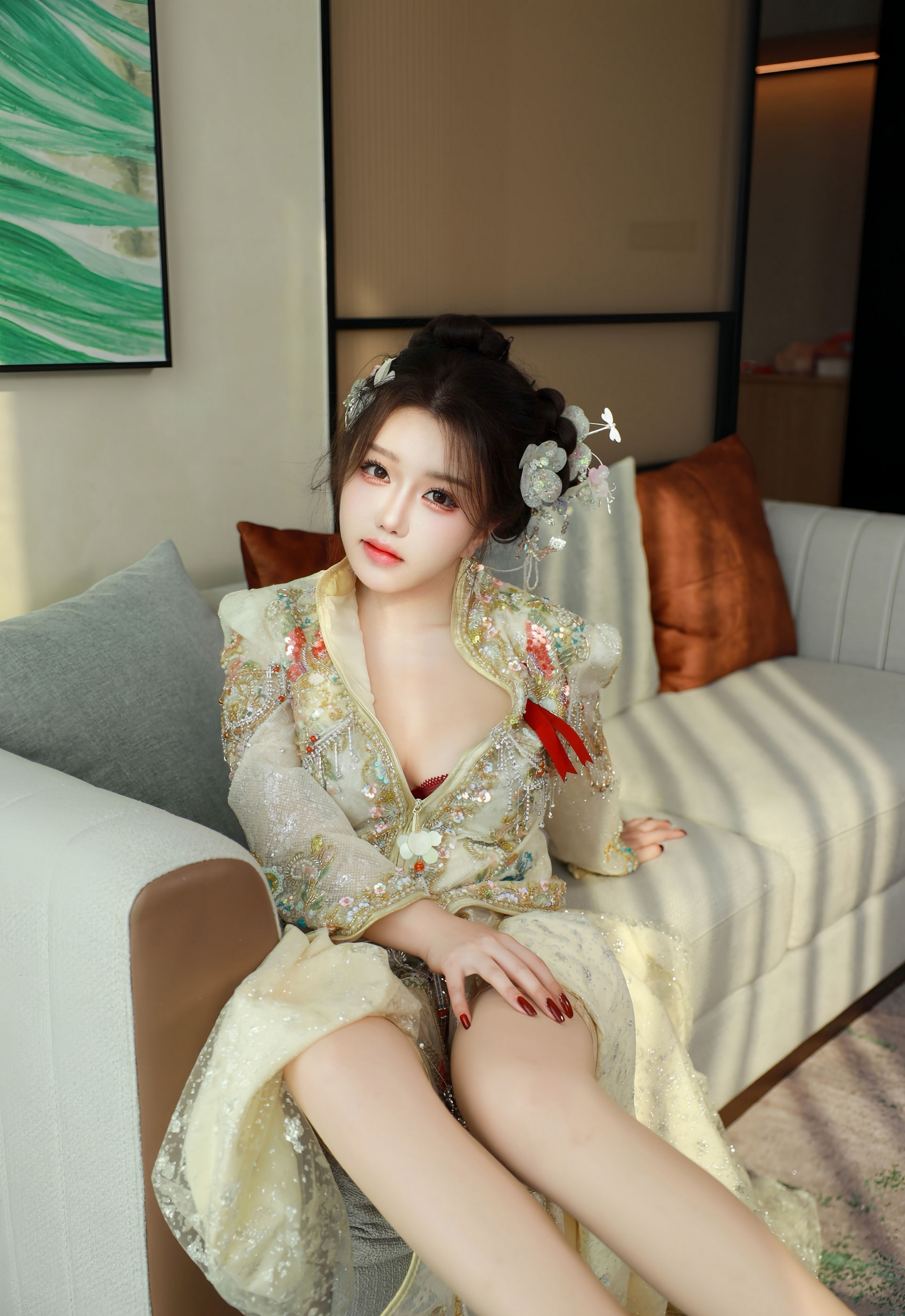 [XiuRen秀人网] 2026.01.12 No.11220 小薯条nienie 性感秀禾 肉色丝袜 大连旅拍写真 [56+1P] 第 35 张